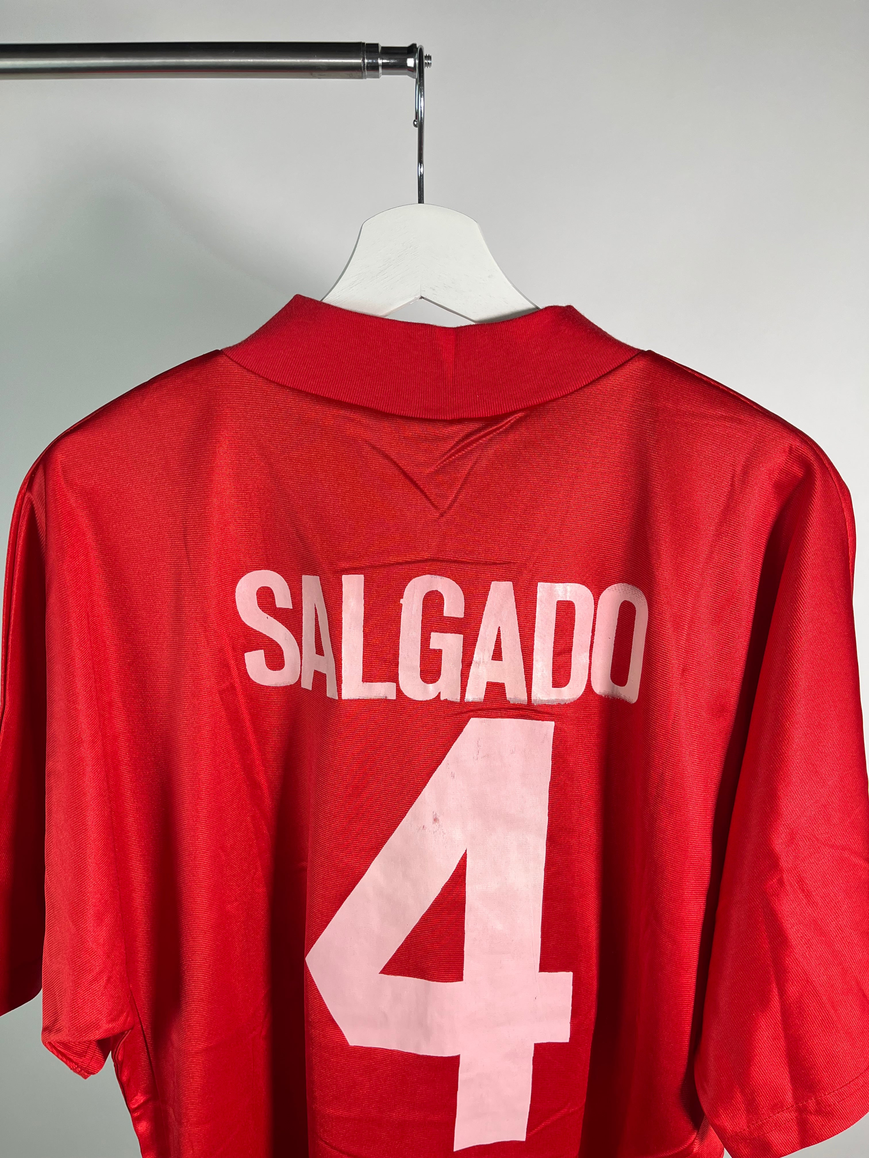 Jersey Tecos Visita 1993 1994 Match Worn Salgado (L)