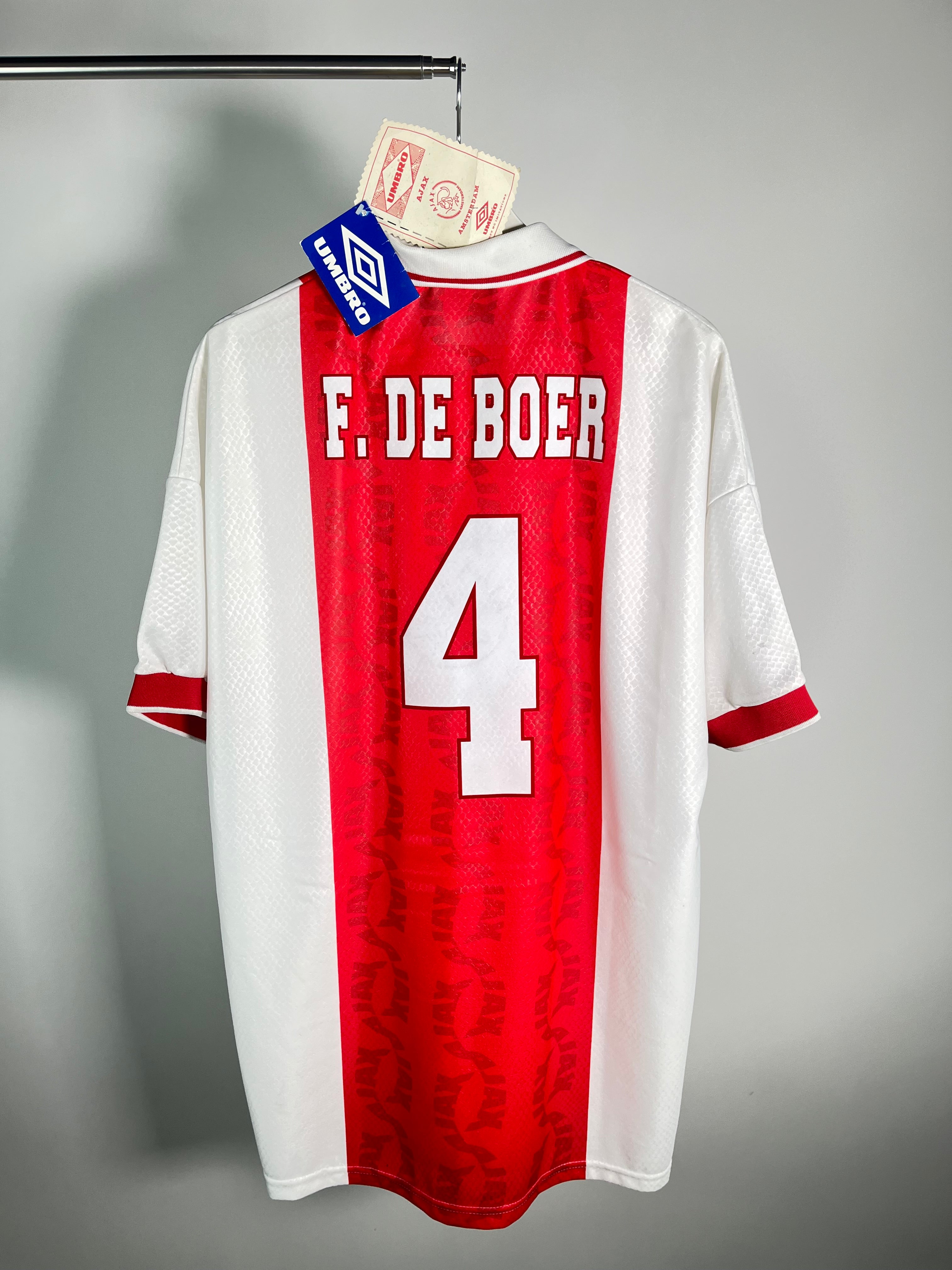 Jersey Ajax Local 1998 1999 Frank de Boer *C/Etiquetas* (XL)