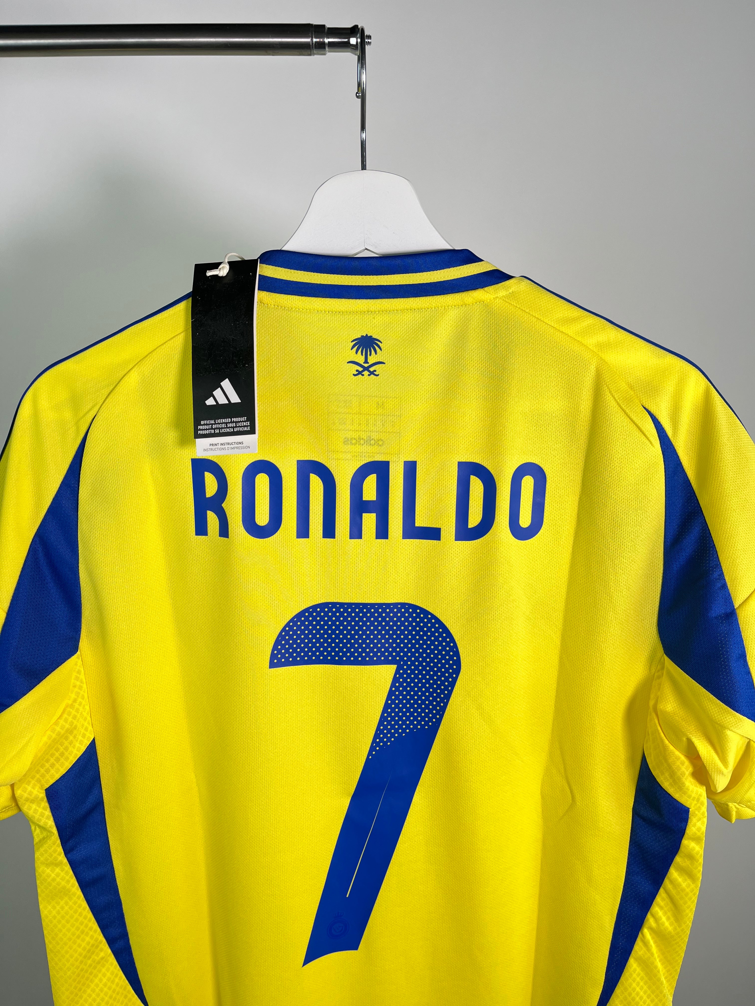 Jersey Al Nassr Local  2024 2025 Cristiano Ronaldo *C/Etiquetas* (M)