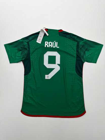 Jersey México Local 2022 2023 Versión Jugador Raúl Jiménez (XL)