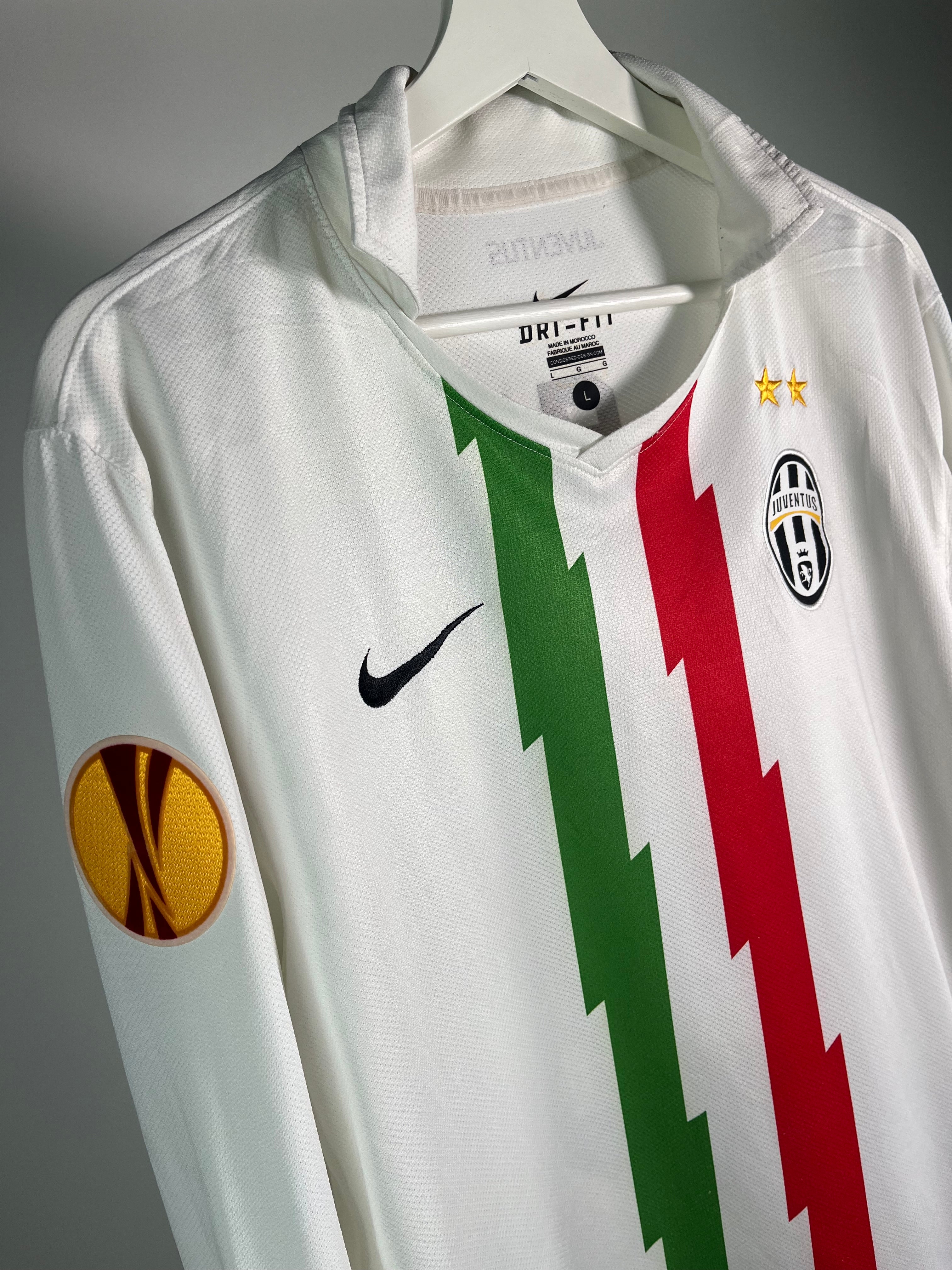 Jersey Juventus Visita 2010 2011 *Europa League* Manga Larga Alessandro Del Piero (L)