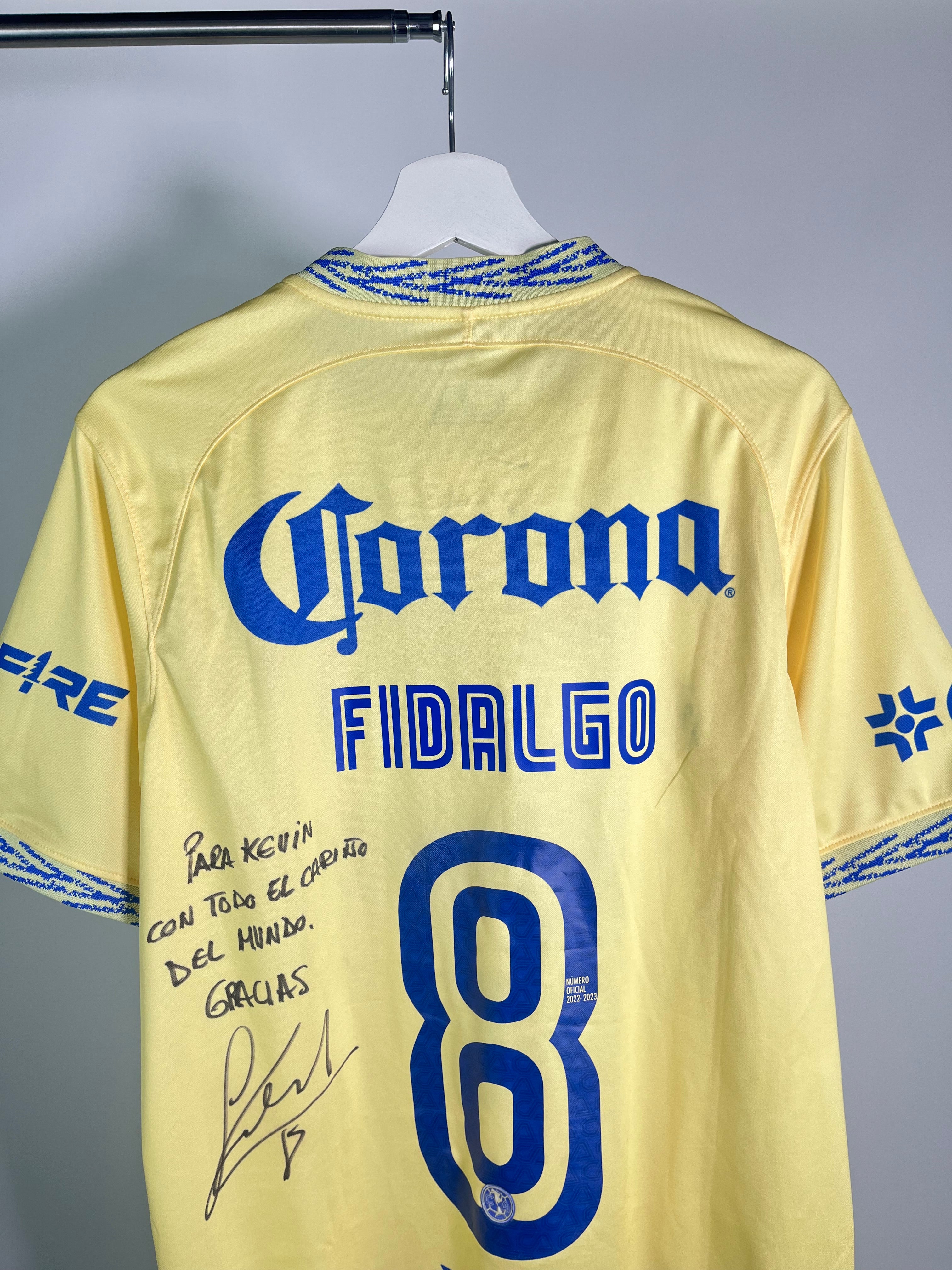 Jersey Club América Local 2022 2023 Autografiado Álvaro Fidalgo (L)