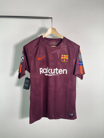 Jersey Barcelona Tercera 2017 2018 *C/Etiquetas* Champions League Lionel Messi (M)
