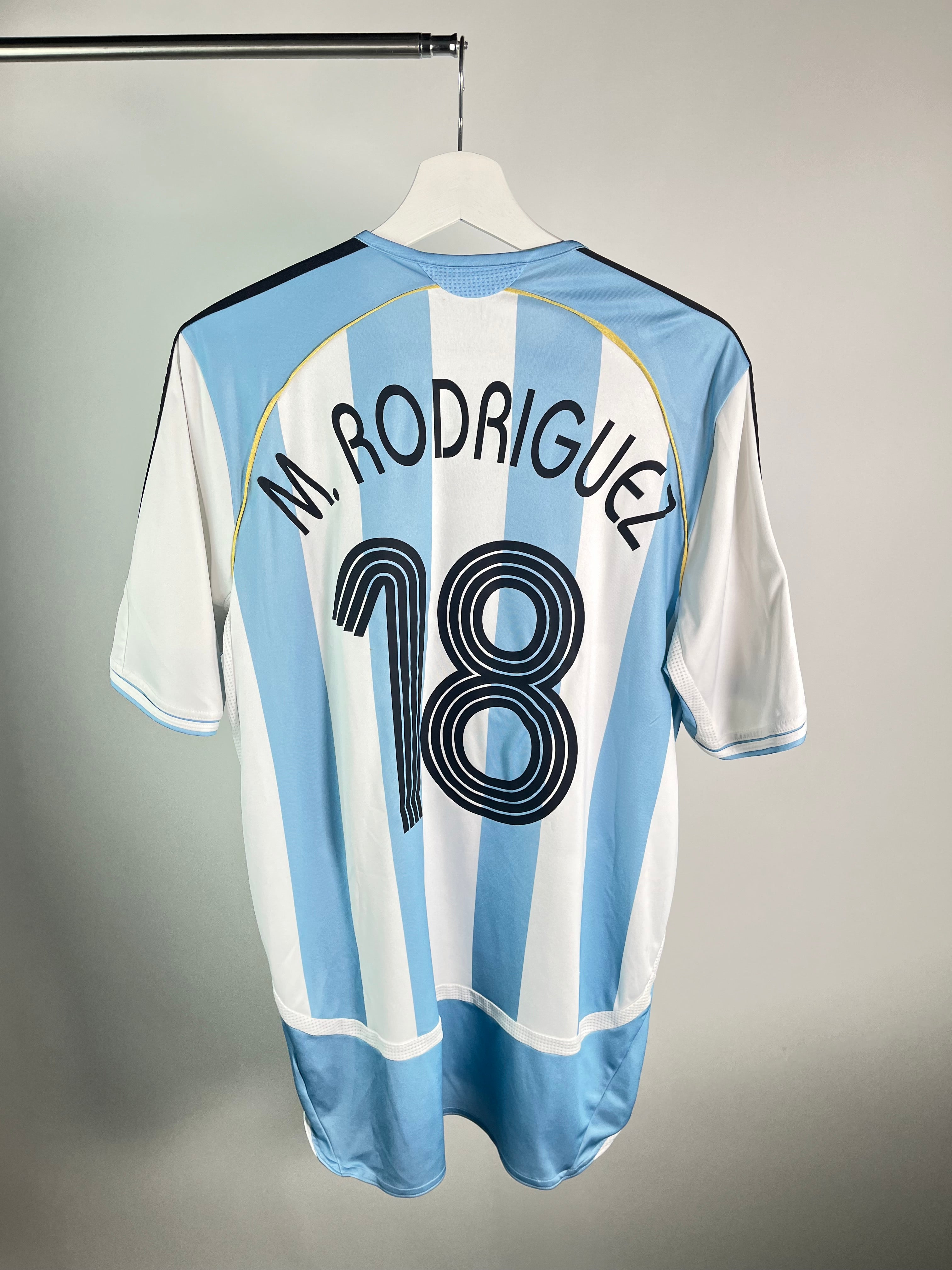 Jersey Argentina Local 2006 2008 *Mundial Alemania* Maxi Rodríguez (M)
