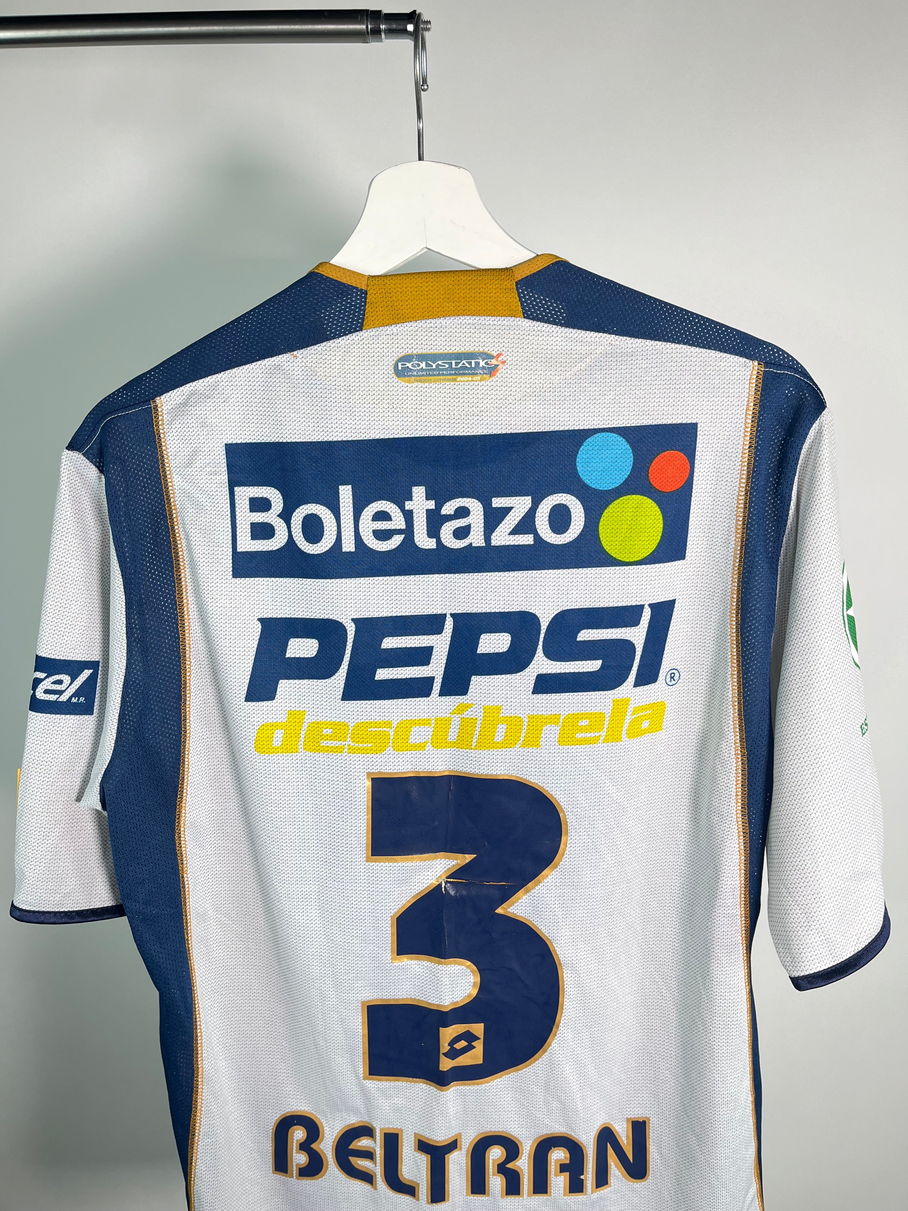 Jersey Pumas Local 2004 2005 Match Worn Joaquín Beltrán (XL)