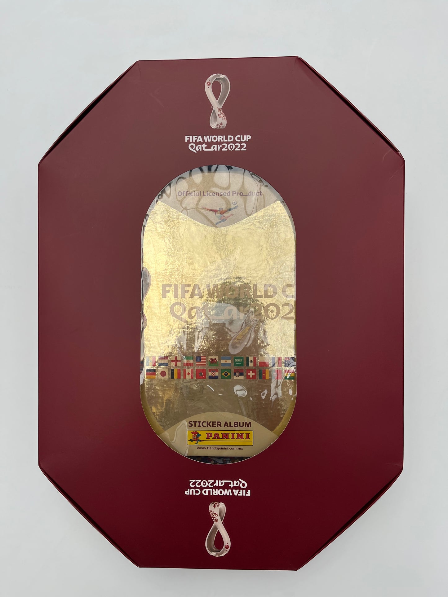 Álbum Mundial Qatar 2022 Pasta Dura Edición Especial Estadio