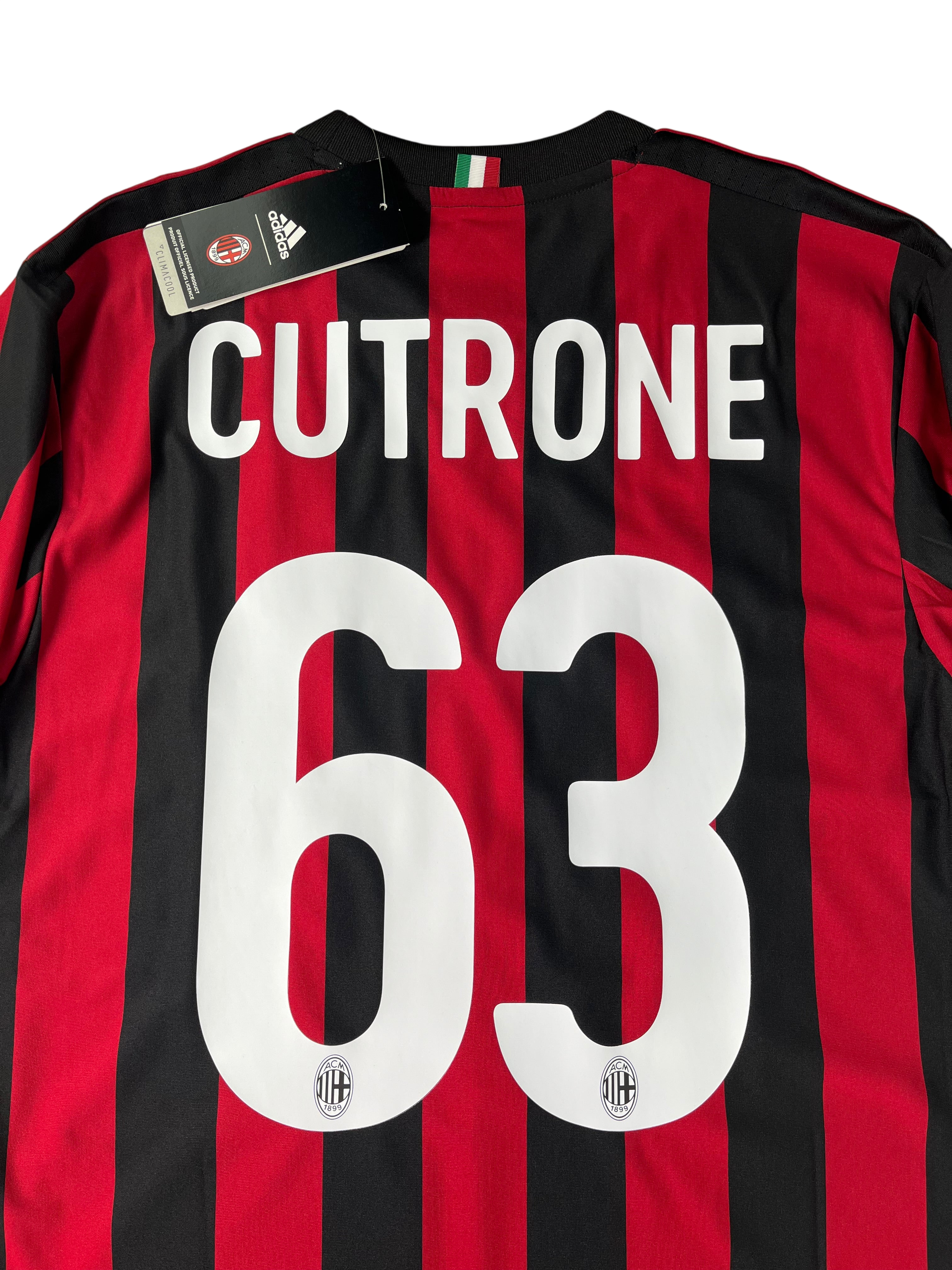 Jersey Ac Milán Local *Europa League* 2017 2018 *C/Etiquetas* Patrick Crutone (M)