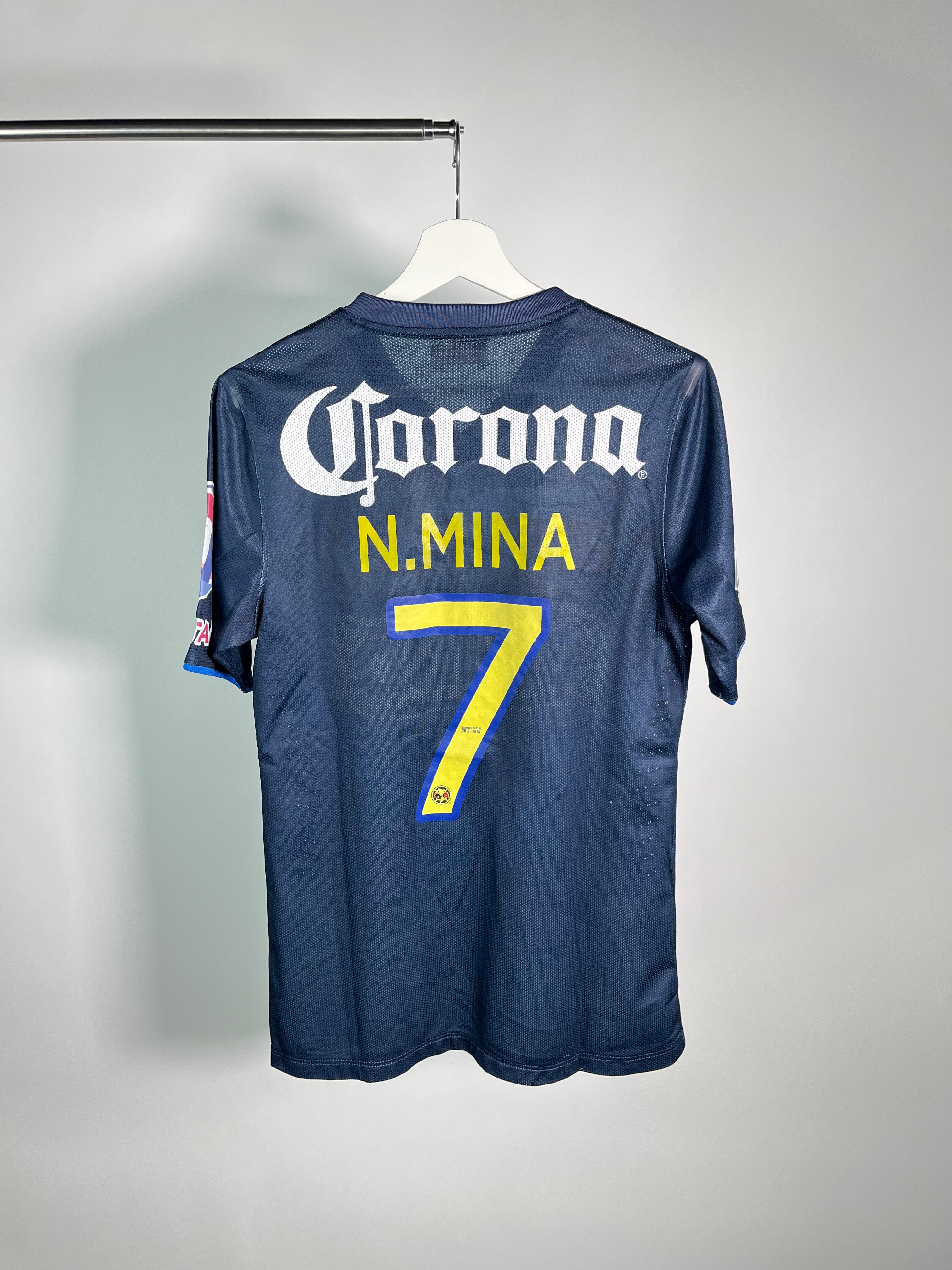 Jersey Club América Visita 2013 2014 Utileria Autografiado Narciso Mina (M)