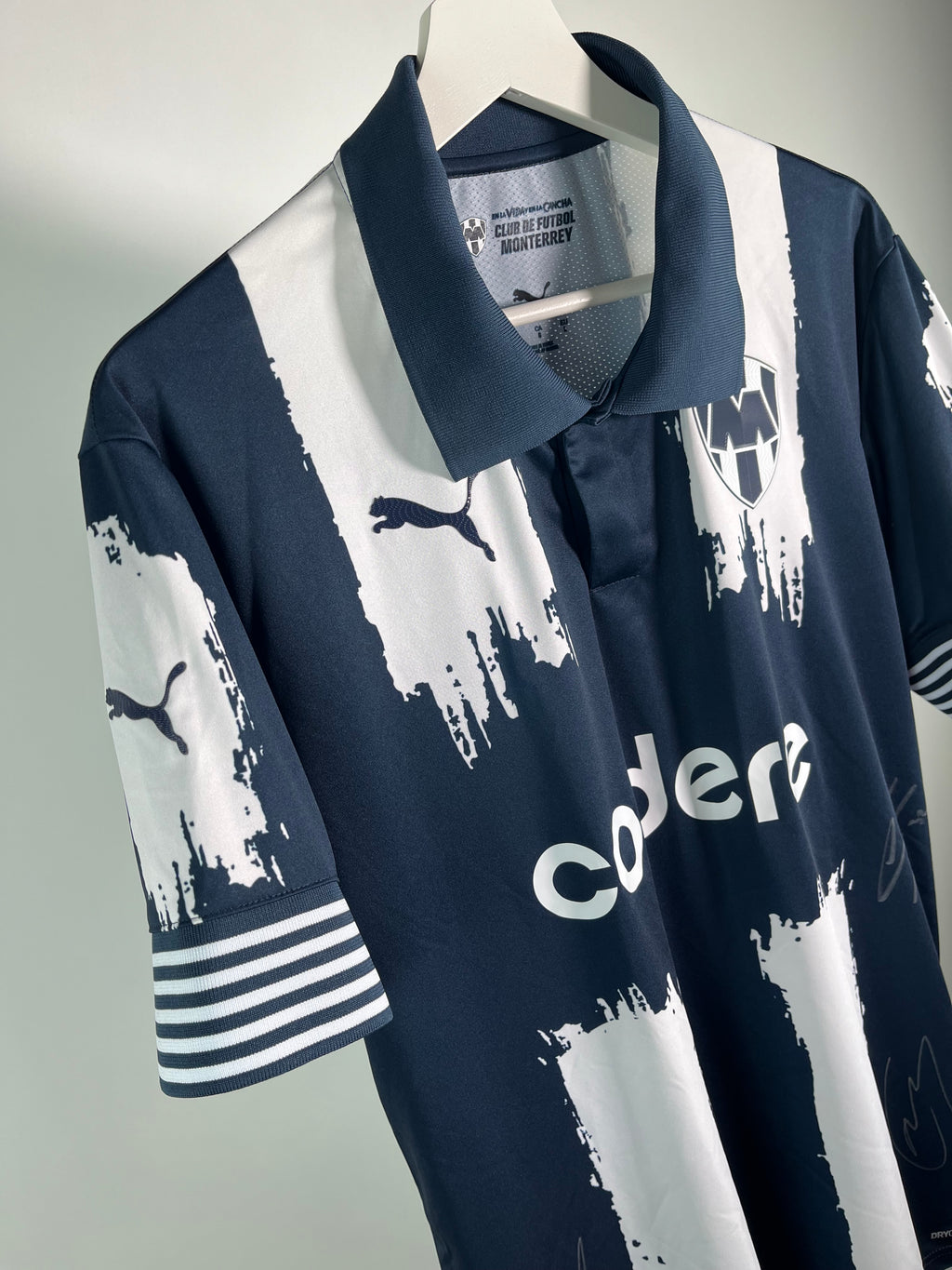 Jersey Rayados Monterrey Local 2025 Autografiado  Versión Jugador (L)