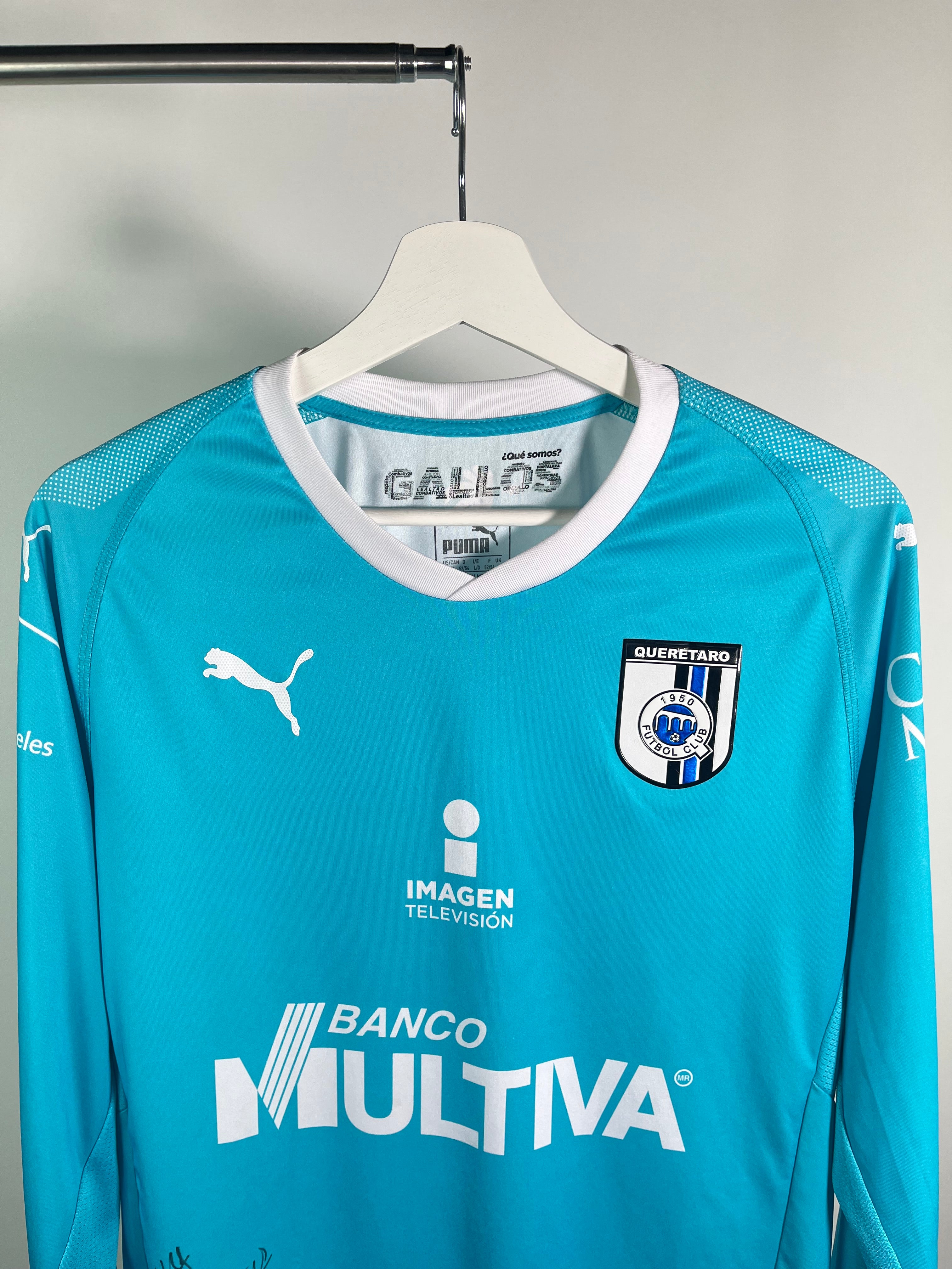 Jersey Queretaro Visita 2018 2019 Manga Larga Autografiada (L)