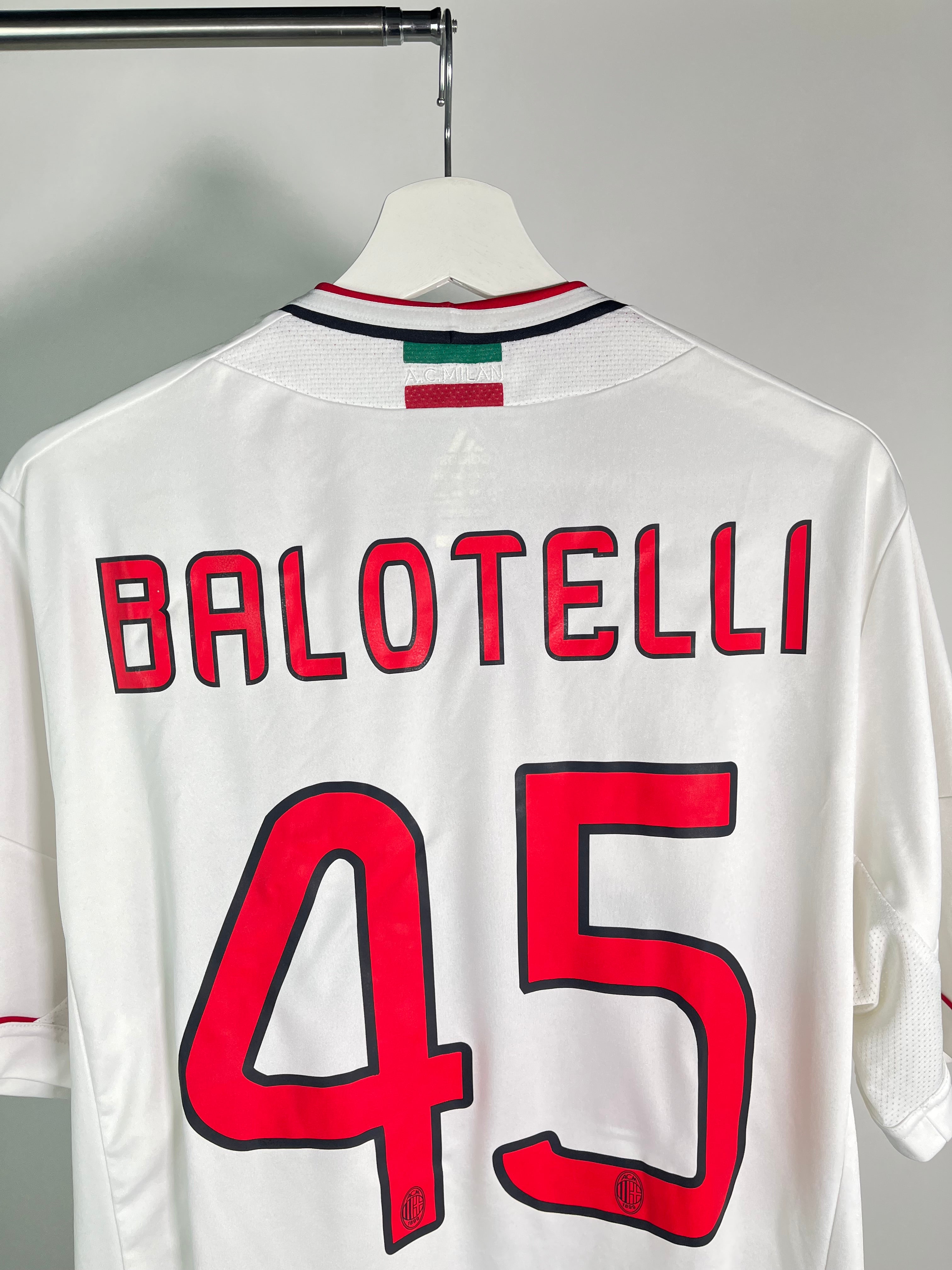 Jersey AC Milán Visita 2012 2013 Mario Balotelli (XL)