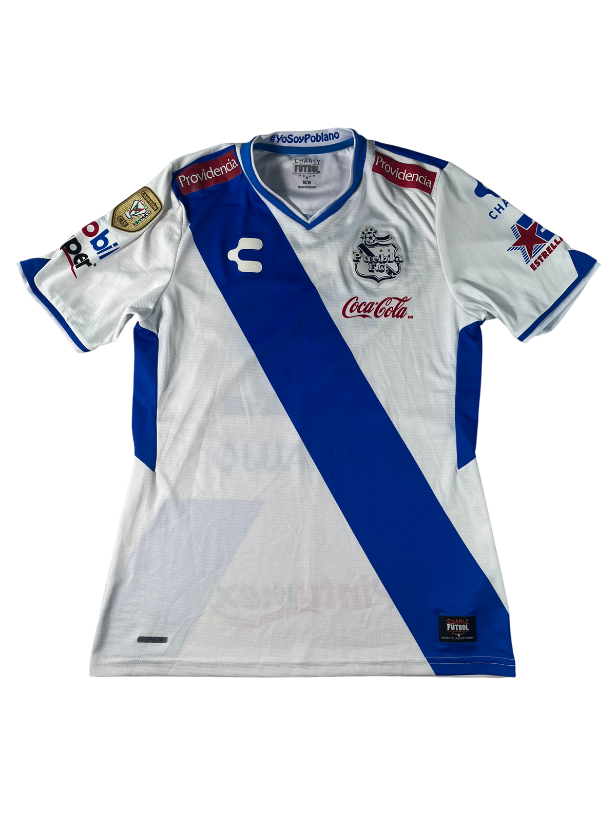 Jersey Puebla Local 2015 2016 Utilería Patricio Araujo (M)