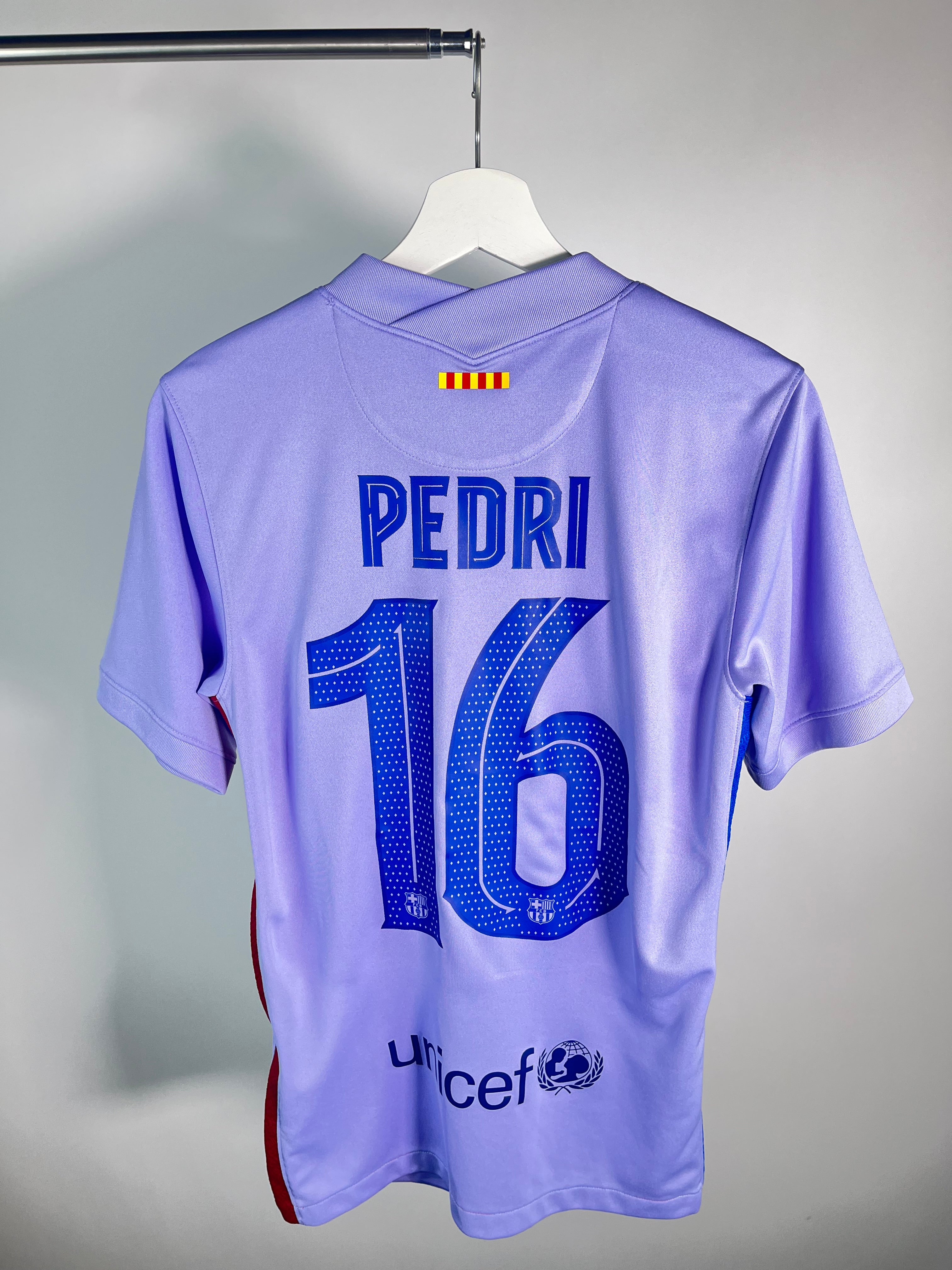 Jersey Barcelona Visita 2021 2022 Pedri González (XS)