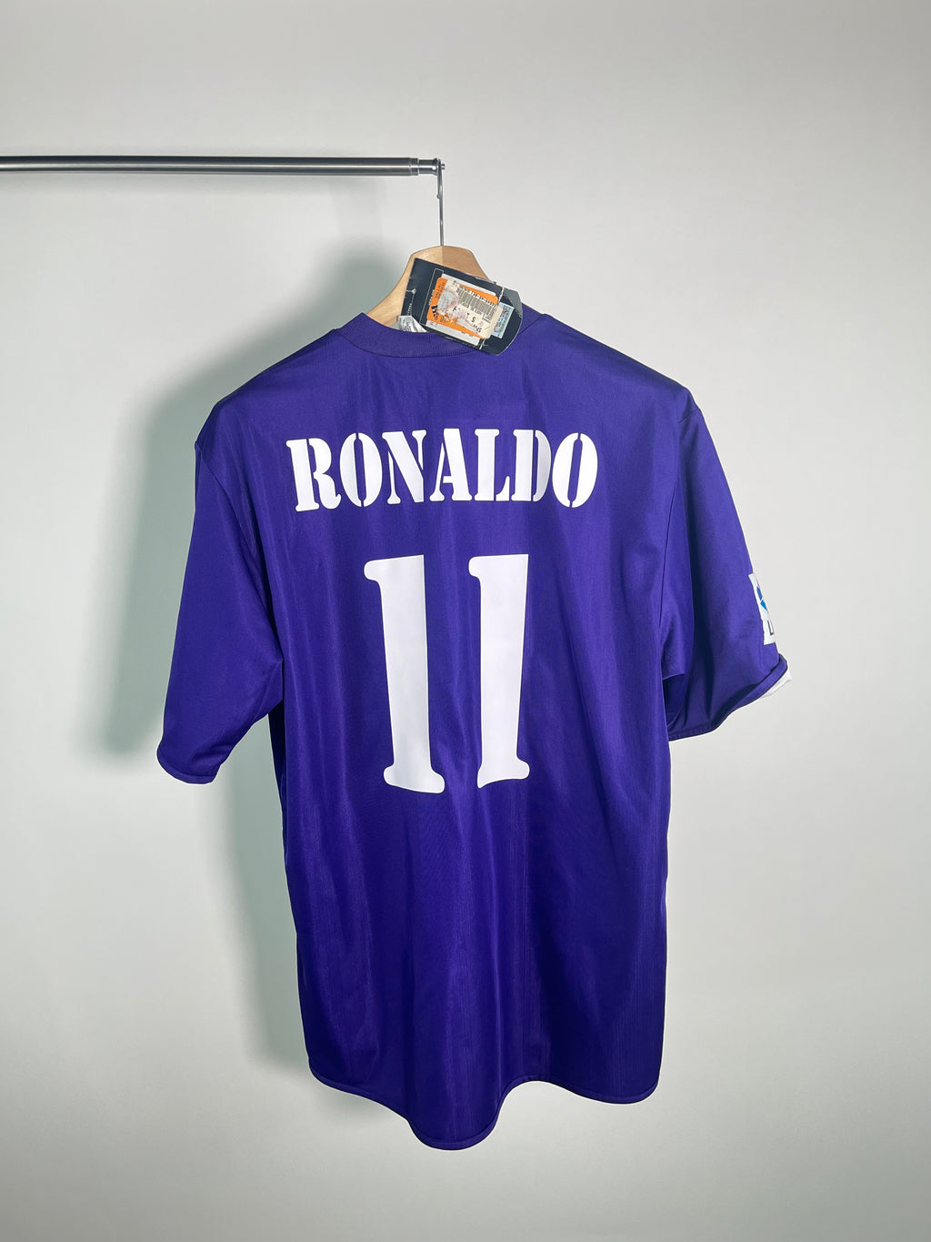 Jersey Real Madrid Tercera 2002 2003 *Edición Centenario C/Etiquetas* Ronaldo Nazario (XL)
