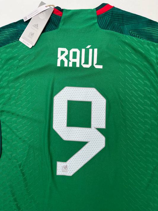 Jersey México Local 2022 2023 Versión Jugador Raúl Jiménez (XXL)
