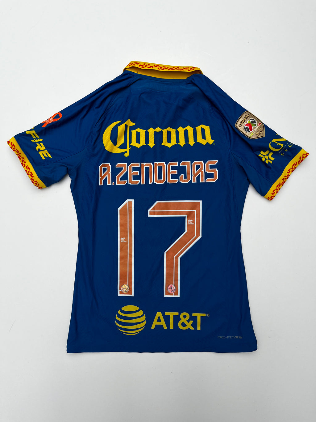 Jersey Club América Visita 2023 2024 Utilería Alejandro Zendejas (M)