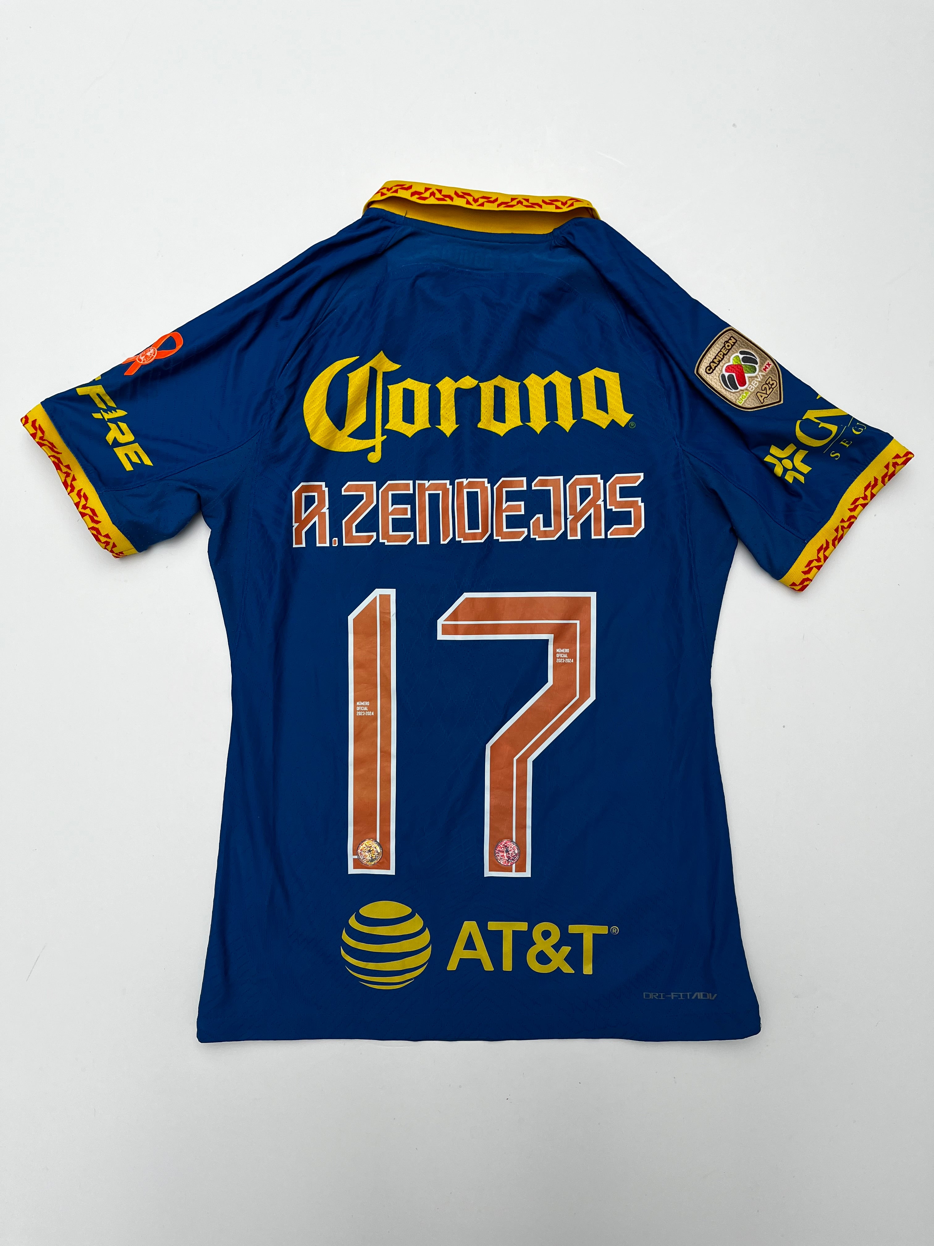 Jersey Club América Visita 2023 2024 Utilería Alejandro Zendejas (M)