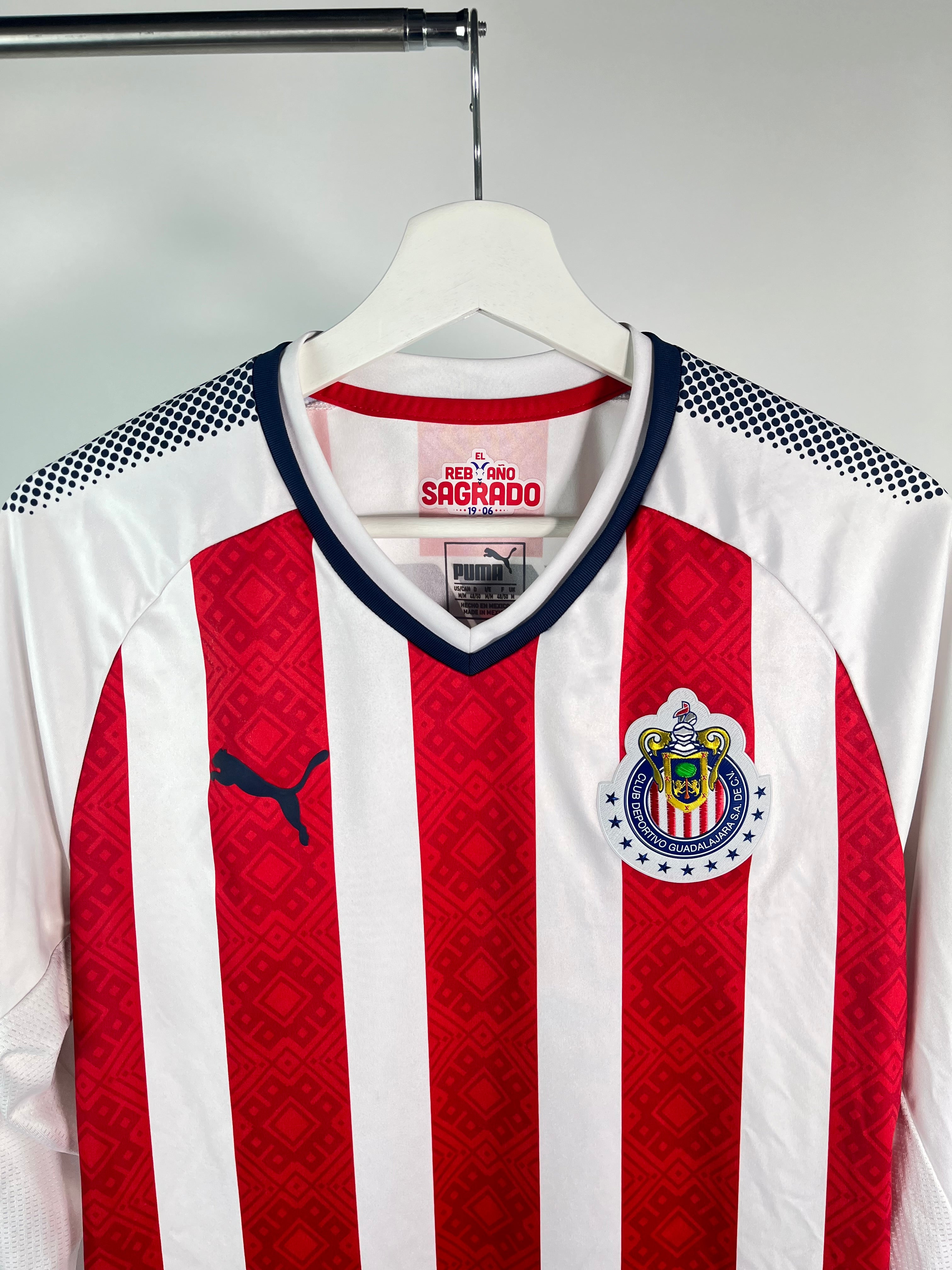 Jersey Chivas Local 2017 2018 Manga Larga (M)