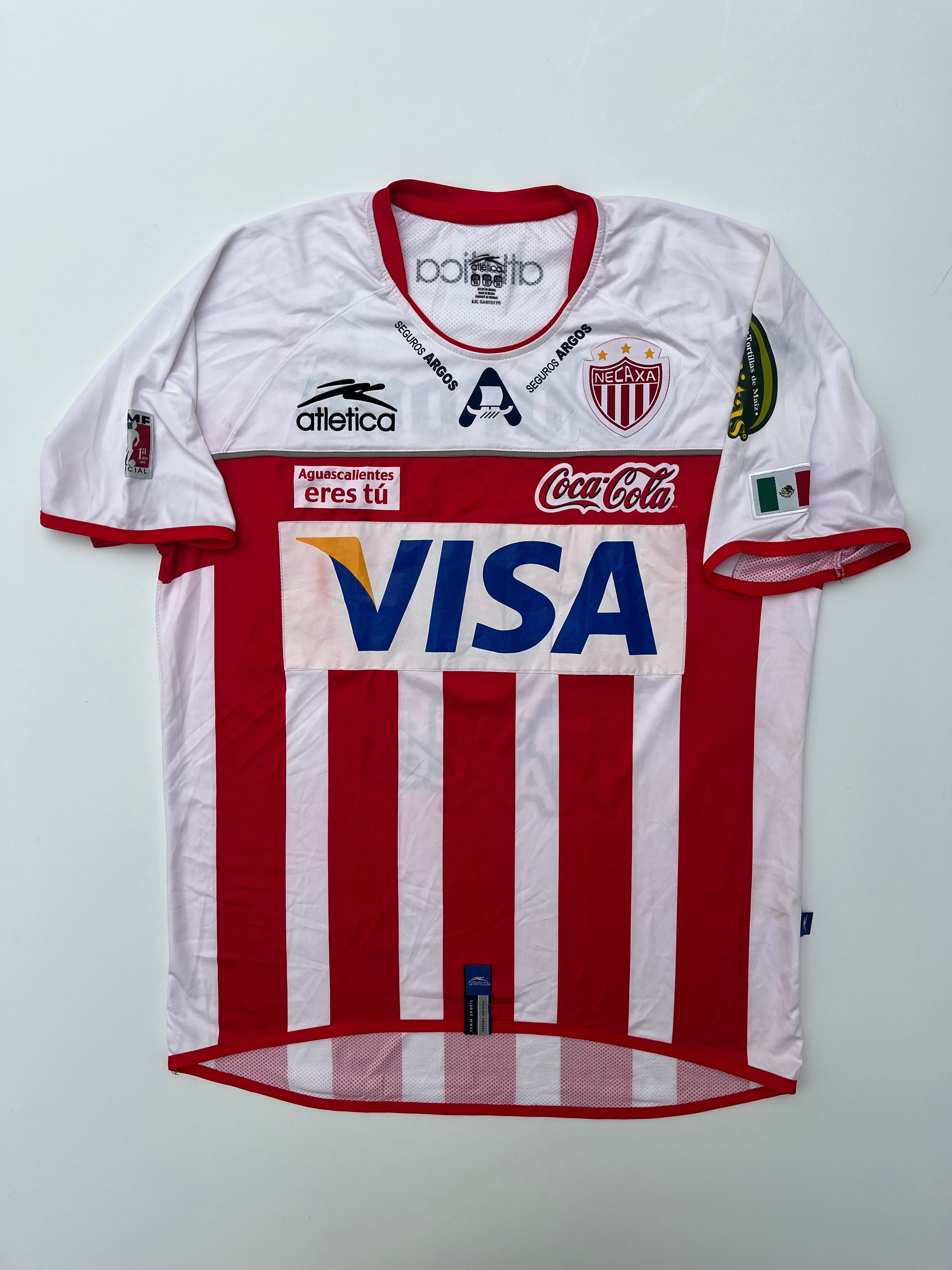 Jersey Necaxa Local 2006 2007 Match Worn Joaquín Beltran (XL)