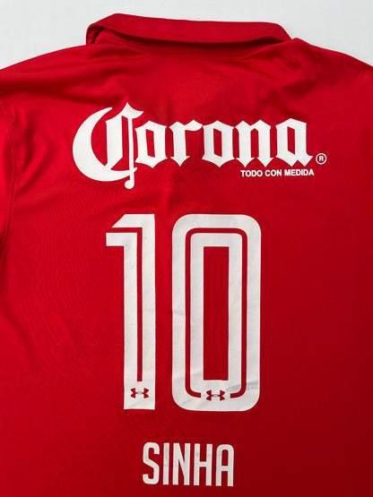 Jersey Toluca Local 2017 2018 Utilería Centenario Antonio Naelson "Sinha" (L)