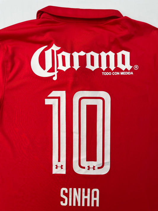 Jersey Toluca Local 2017 2018 Utilería Centenario Antonio Naelson "Sinha" (L)
