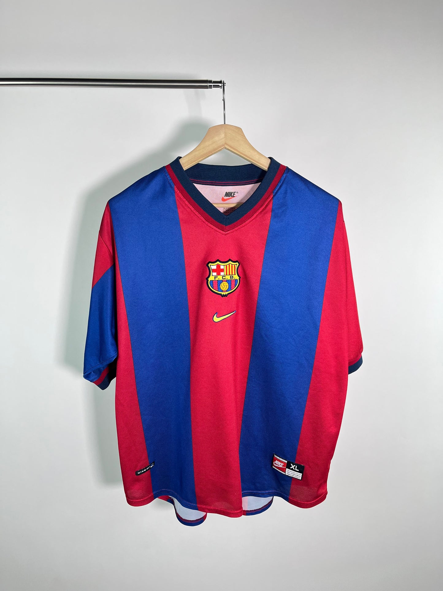 Jersey Barcelona Local 1998 1999 Frank de Boer (XL)
