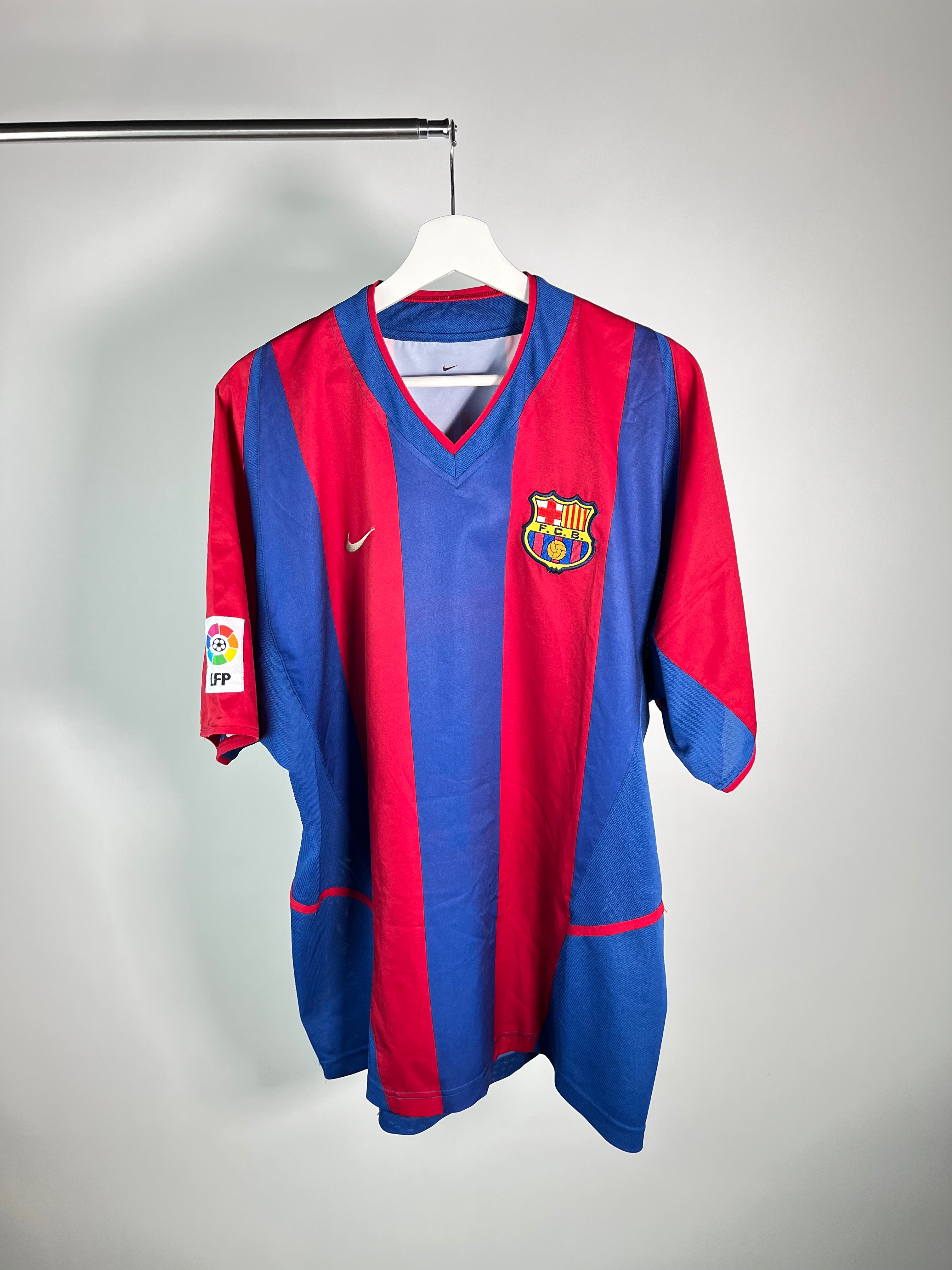 Jersey Barcelona Local  2002 2003 Juan Román Riquelme (L)