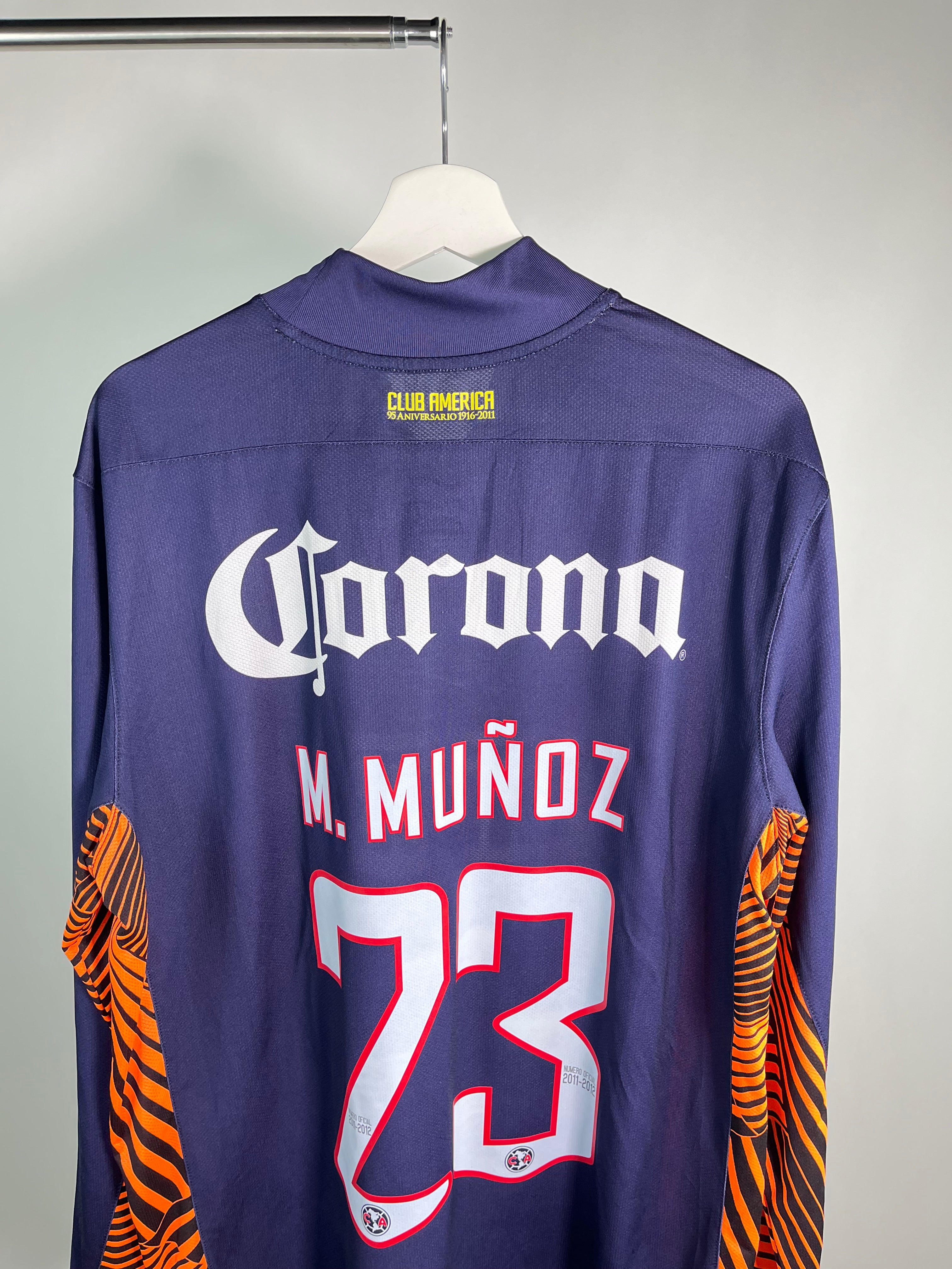 Jersey Club América Portero 2011 2012 Manga Larga Moisés Muñoz (XL)