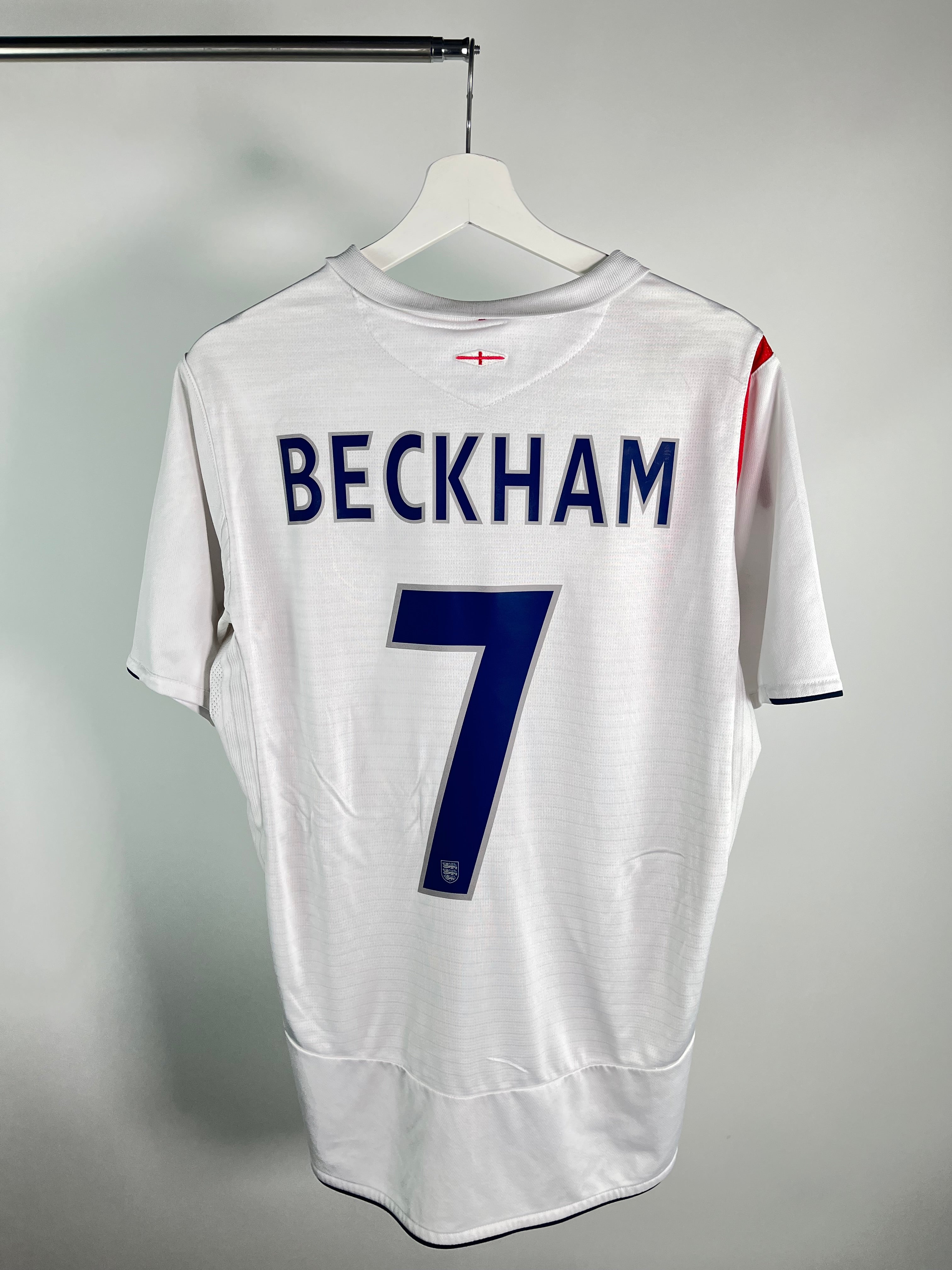 Jersey Inglaterra Local 2006 2007 David Beckham (M)