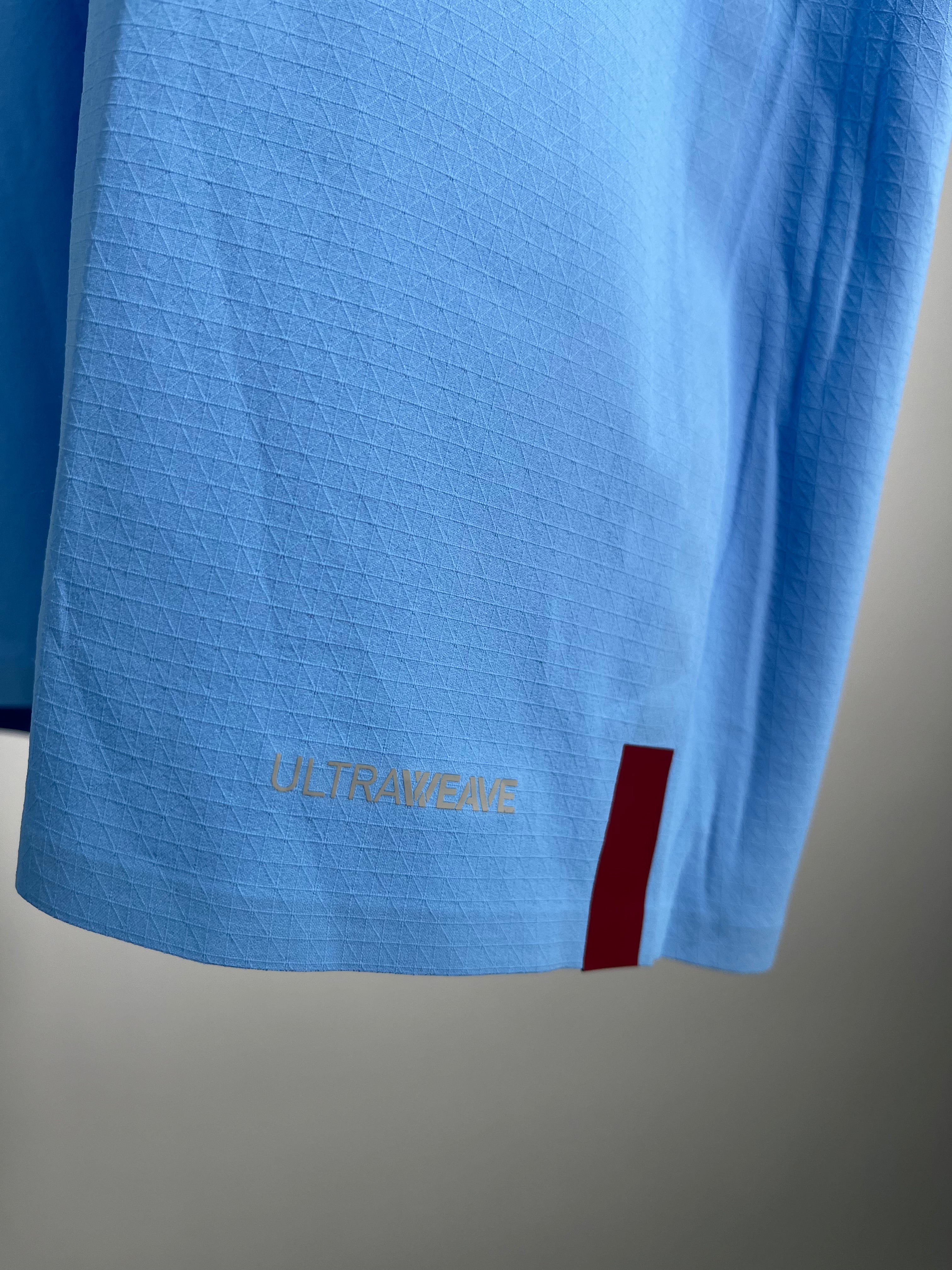 Jersey Manchester City Local 2022 2023 Versión Jugador Match Detail vs Inter de Milán Erling Braut Haaland (L)