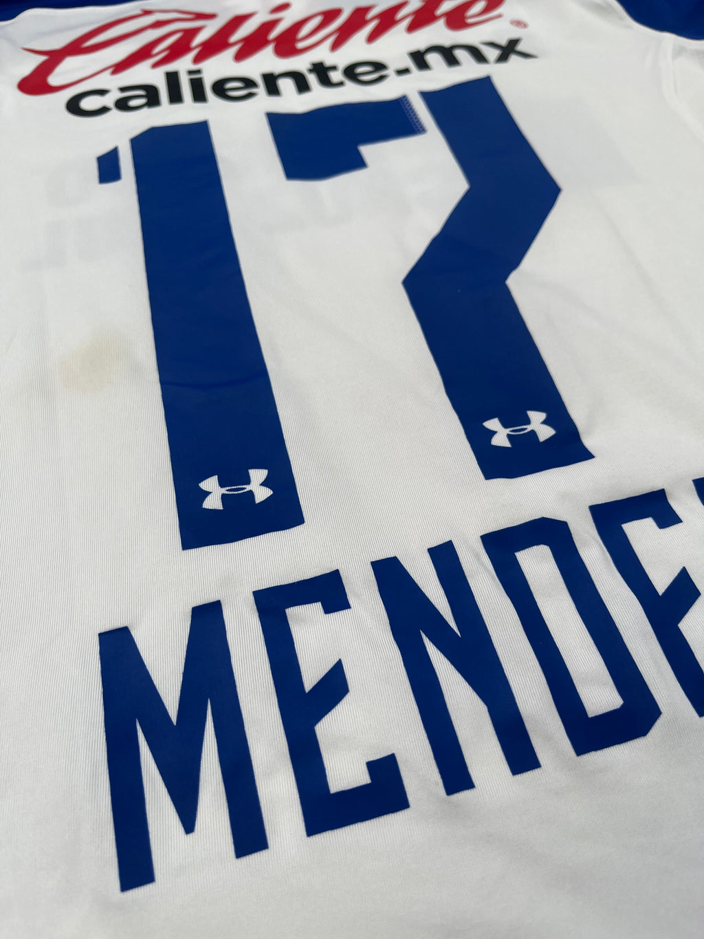 Jersey Cruz Azul Visita 2018 2019 Match Worn Édgar Méndez (M)