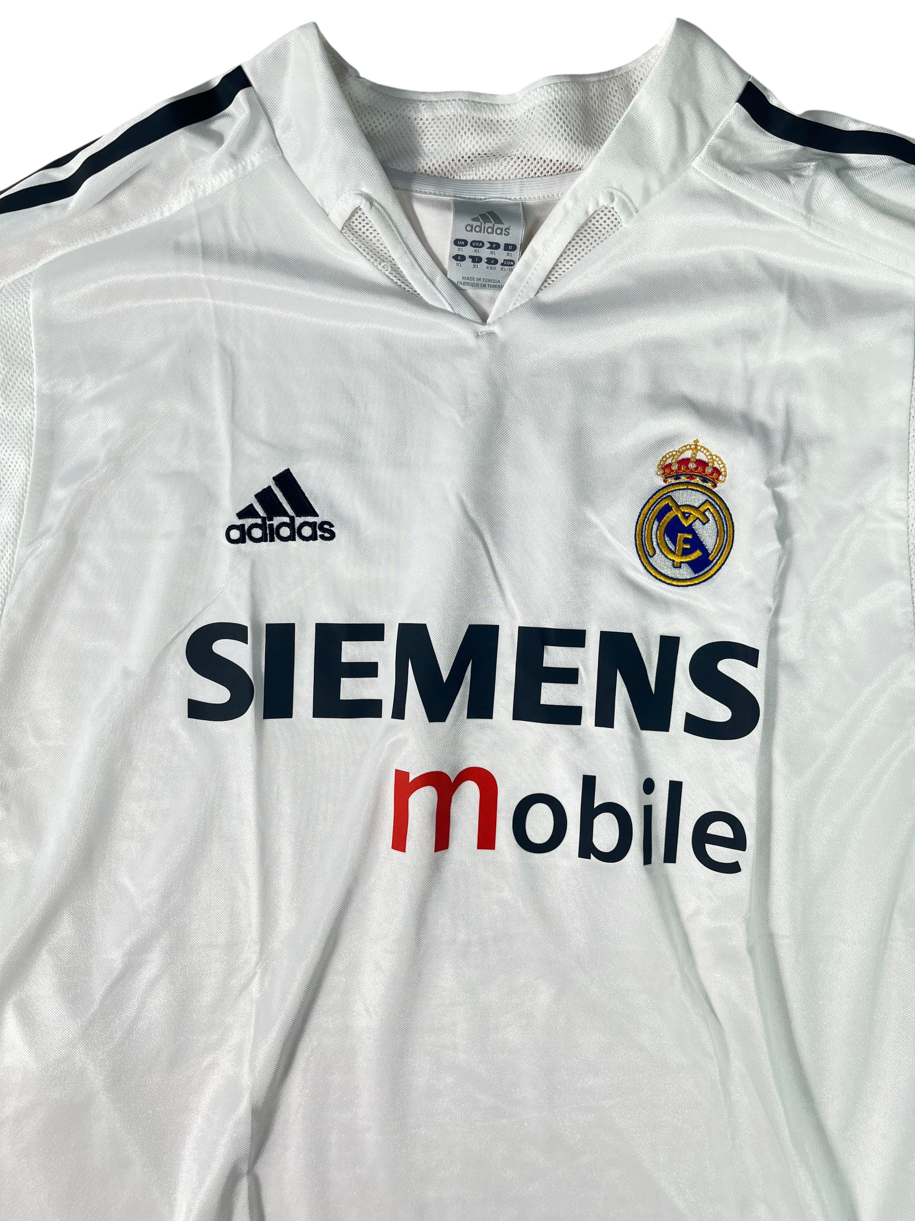 Jersey Real Madrid Local 2004 2005 Zinedine Zidane (XL)