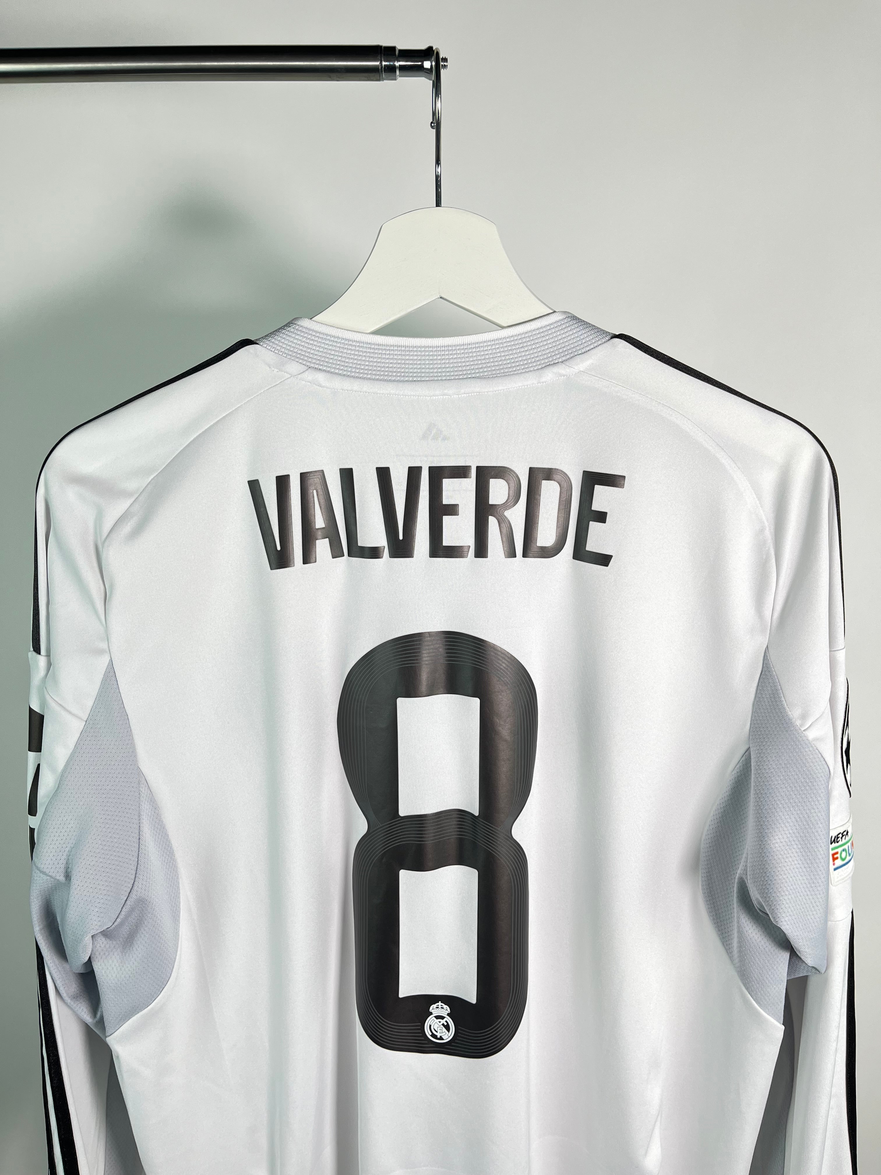 Jersey Real Madrid Local 2025 2026 Manga Larga Federico Valverde (L)