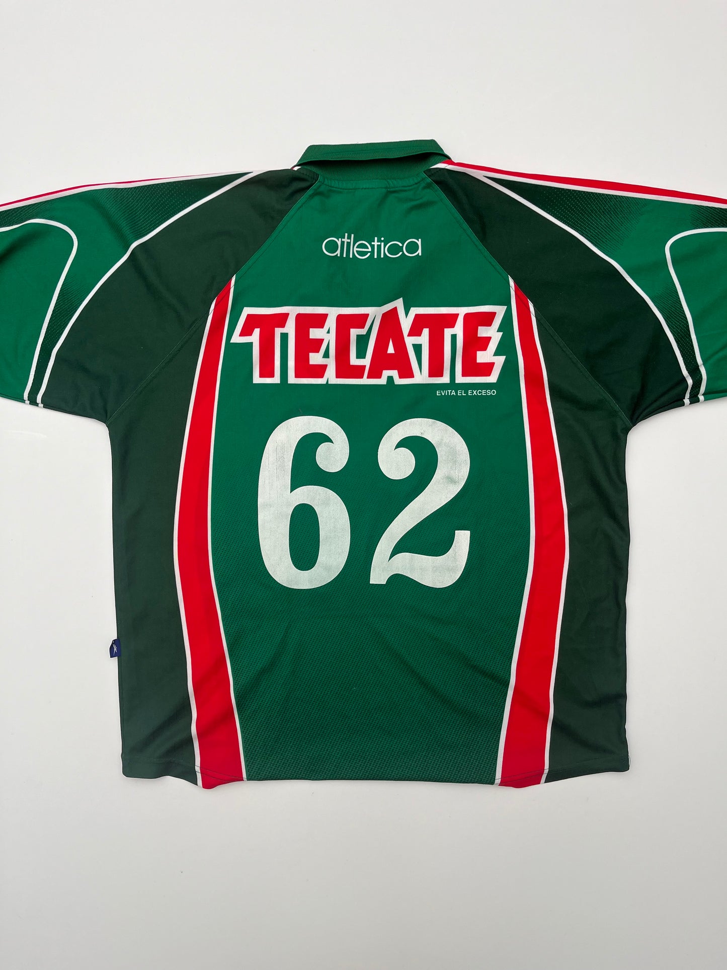 Jersey Club Nacional de Futbol Tijuana Local 2000 2001 Match Worn Arturo Albarrán (XL)