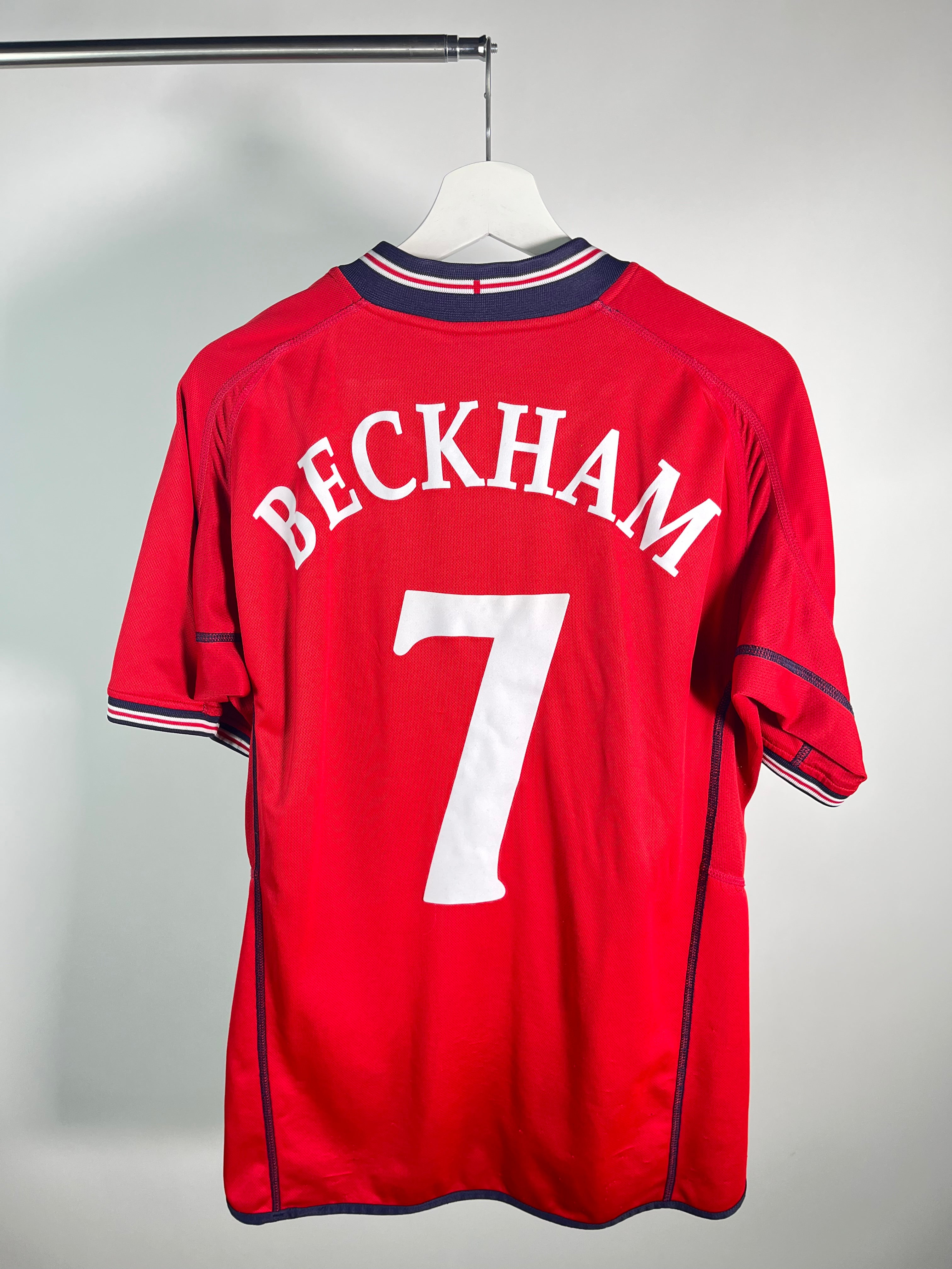 Jersey Inglaterra Visita 2004 2006 *Doble Vista* David Beckham (L)