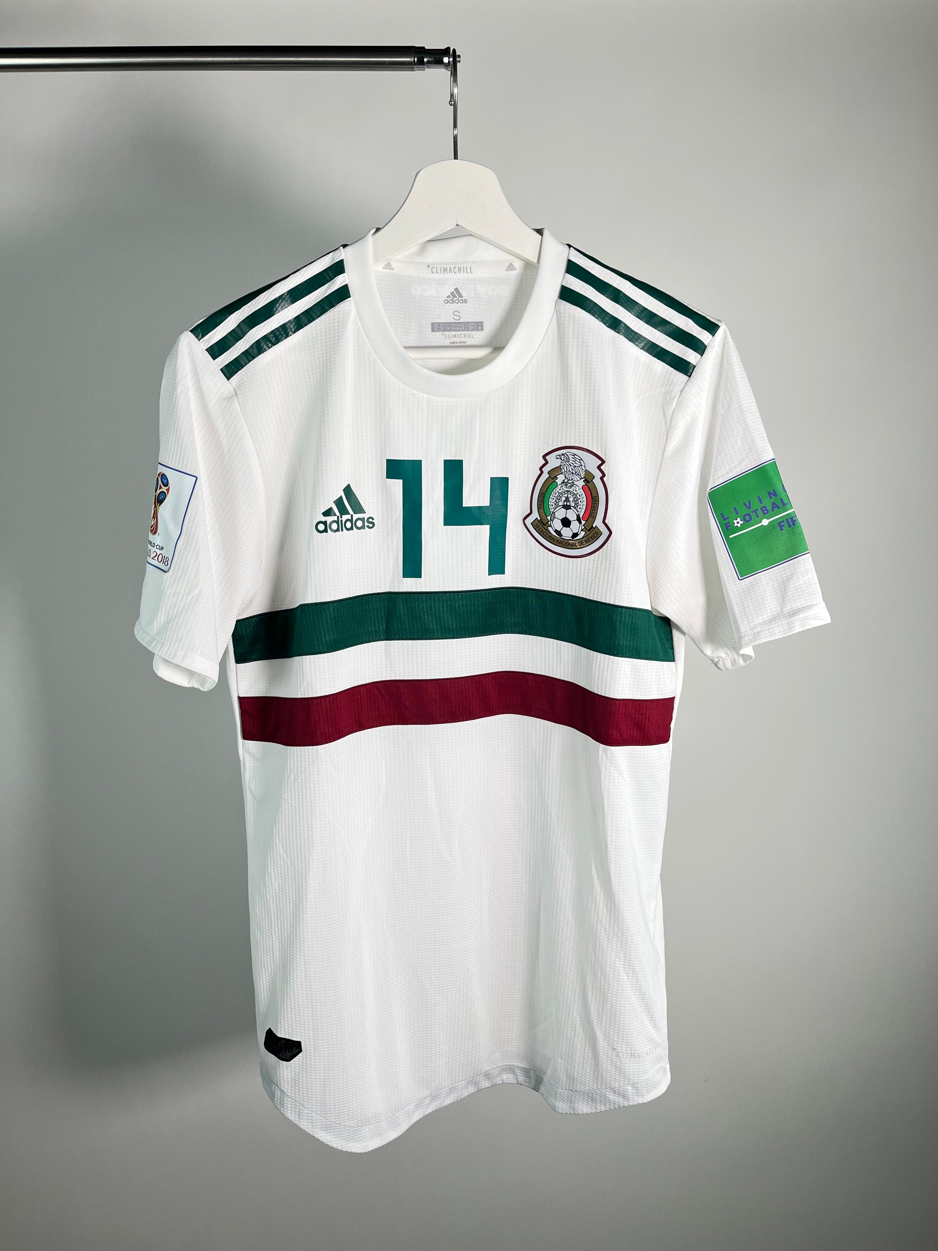 Jersey México Visita 2018 2019  Versión jugador Javier Hernández (S)