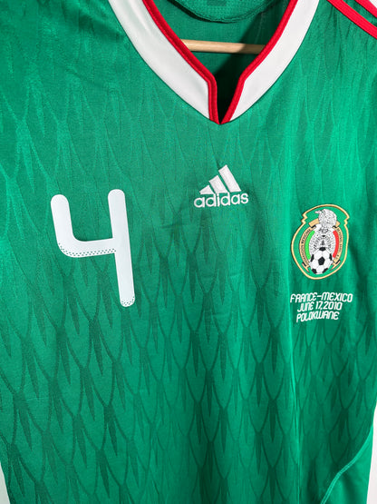 Jersey México Local 2010 2011 *Match Detail vs Francia* Rafael Márquez (L)