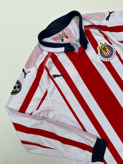 Jersey Chivas Local 2018 2019 Alexis Vega Manga Larga (M)