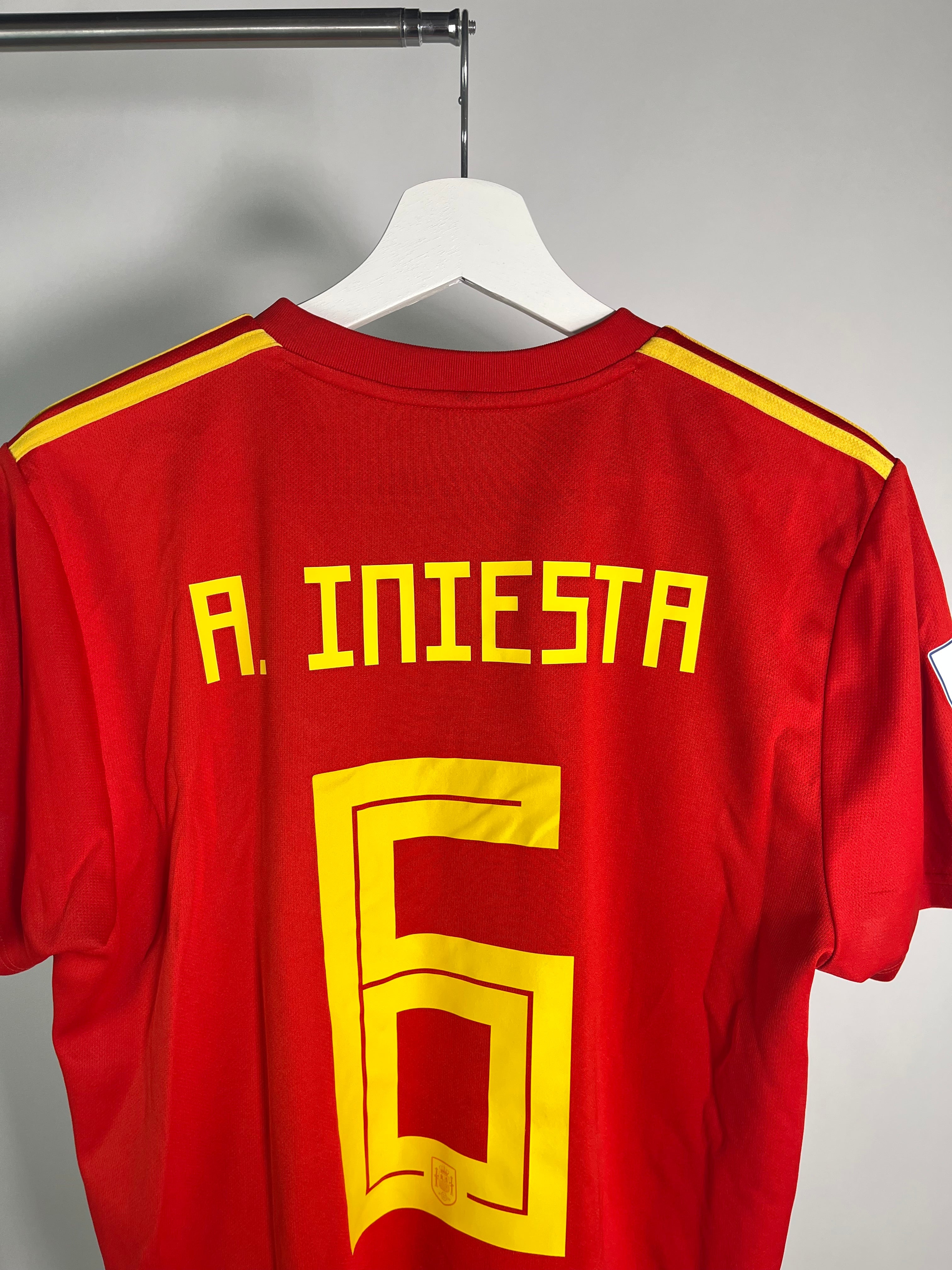Jersey España Local 2018 2020 *Mundial Rusia* Andrés Iniesta (M)