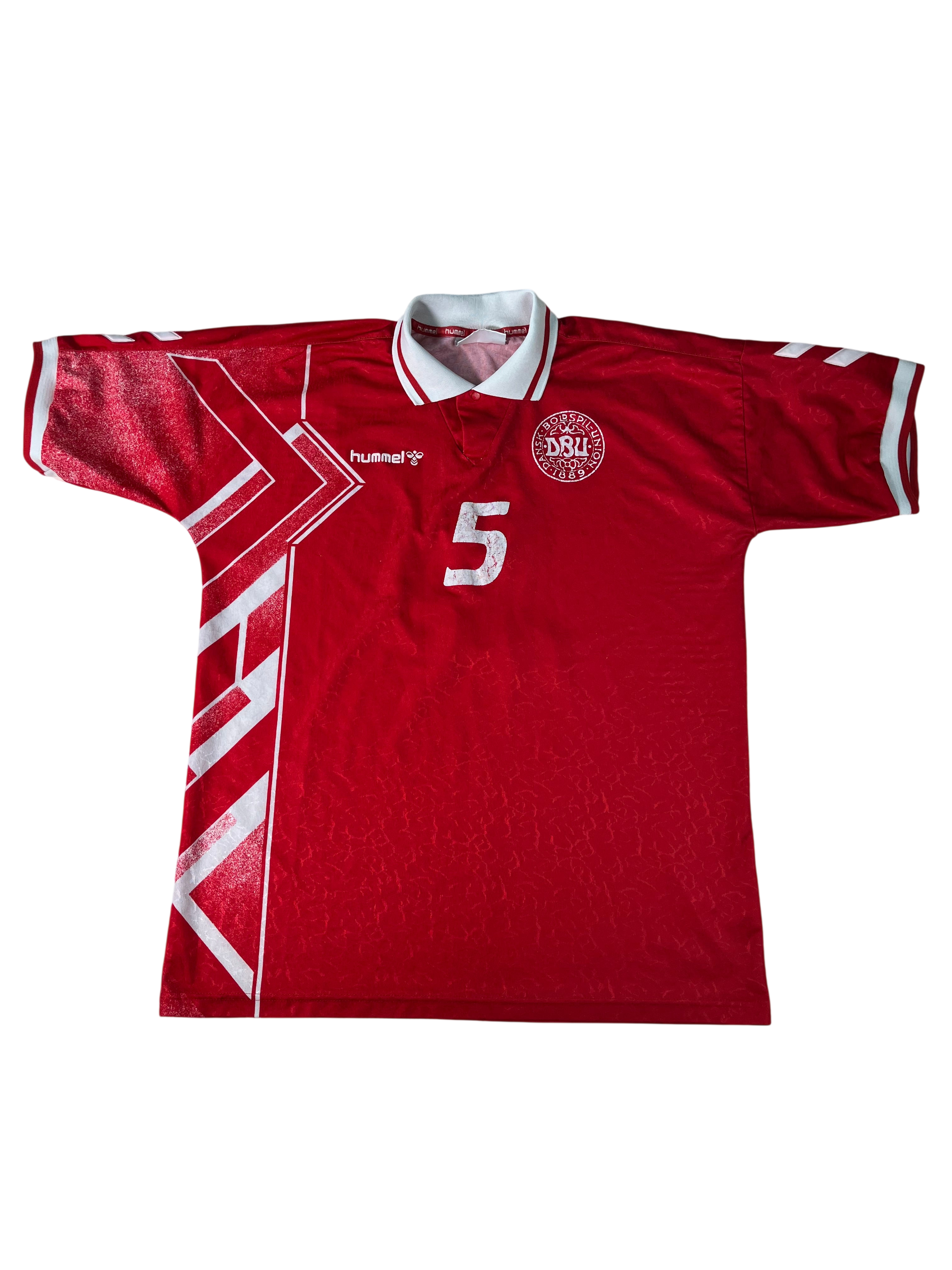 Jersey Dinamarca Local 1994 1996 Utilería Jens Risager (XL)