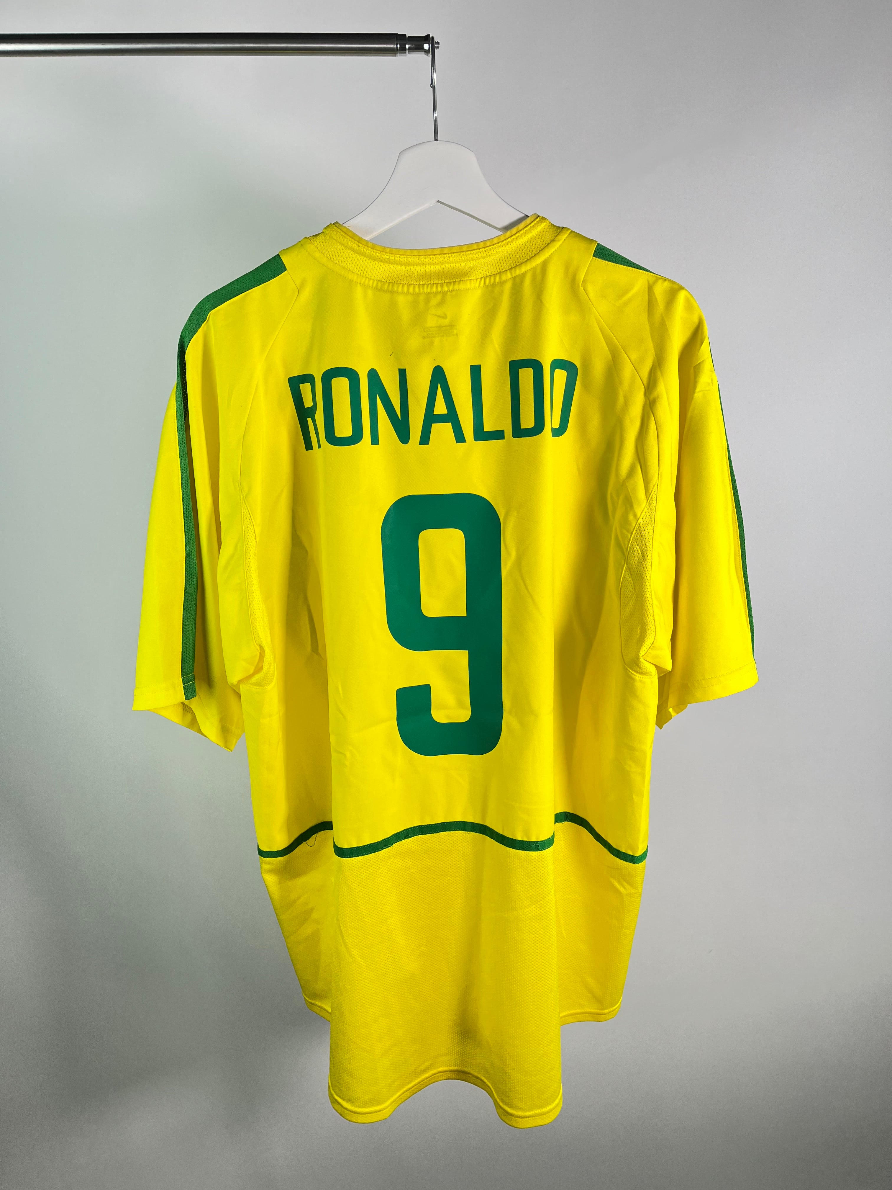 Jersey Brasil Local 2002 2004 *Mundial Corea Japón* Ronaldo Nazario (XL)