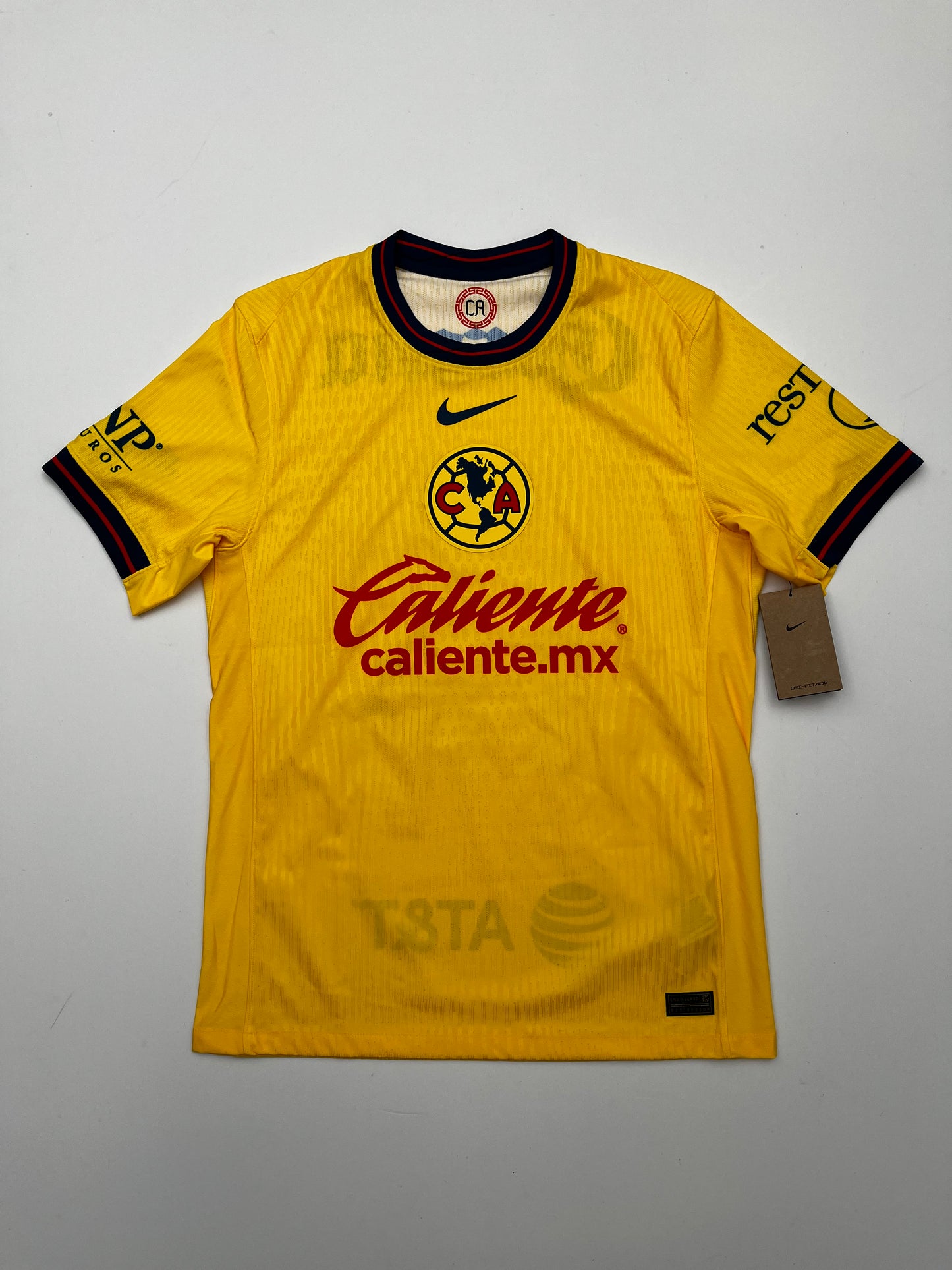 Jersey Club América Local 2024 2025 Versión Jugador *C/Etiquetas* Autografiado Diego Valdés (M)