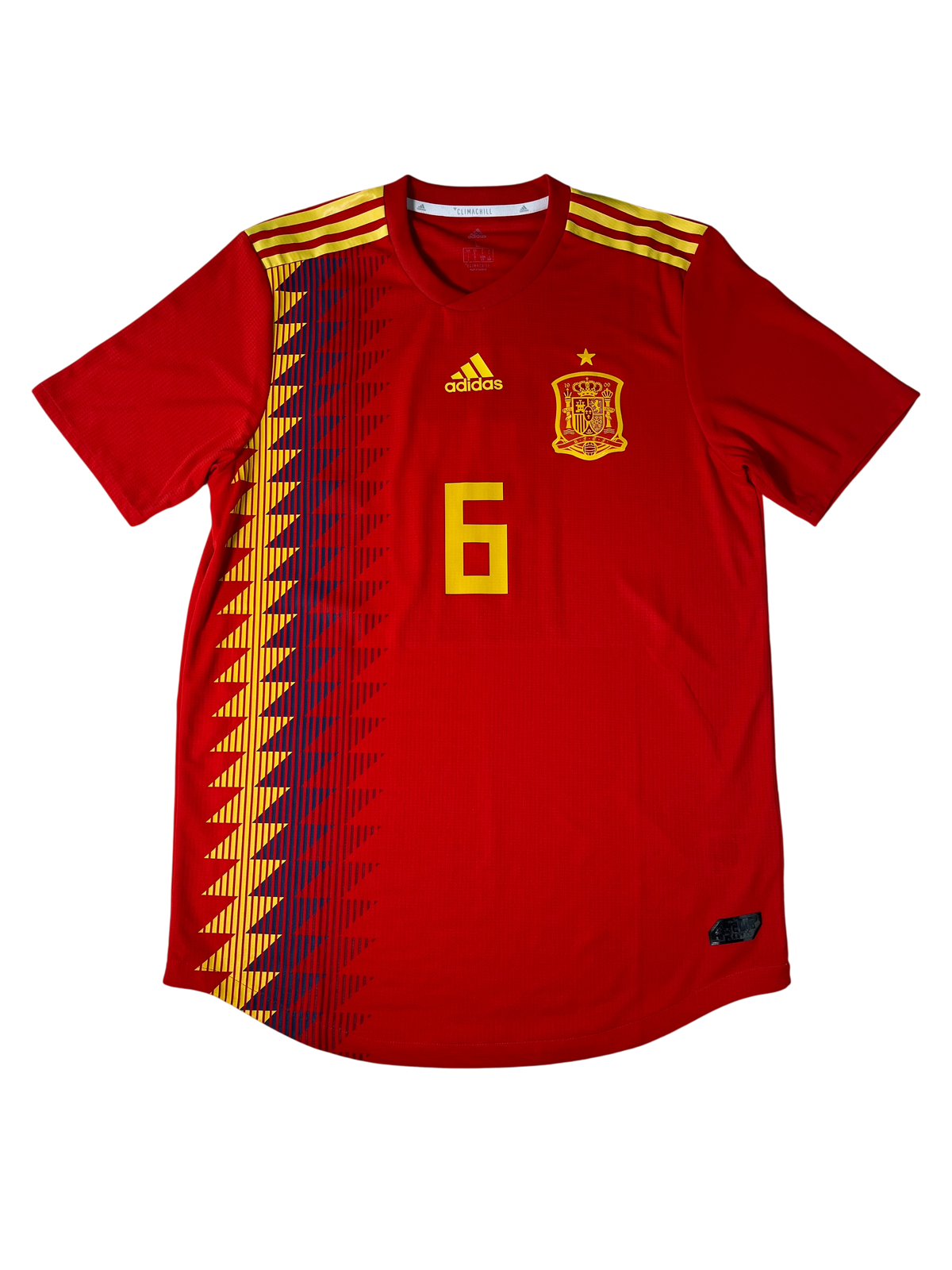 Jersey España Local 2018 2020 Versión Jugador Andrés Iniesta (L)