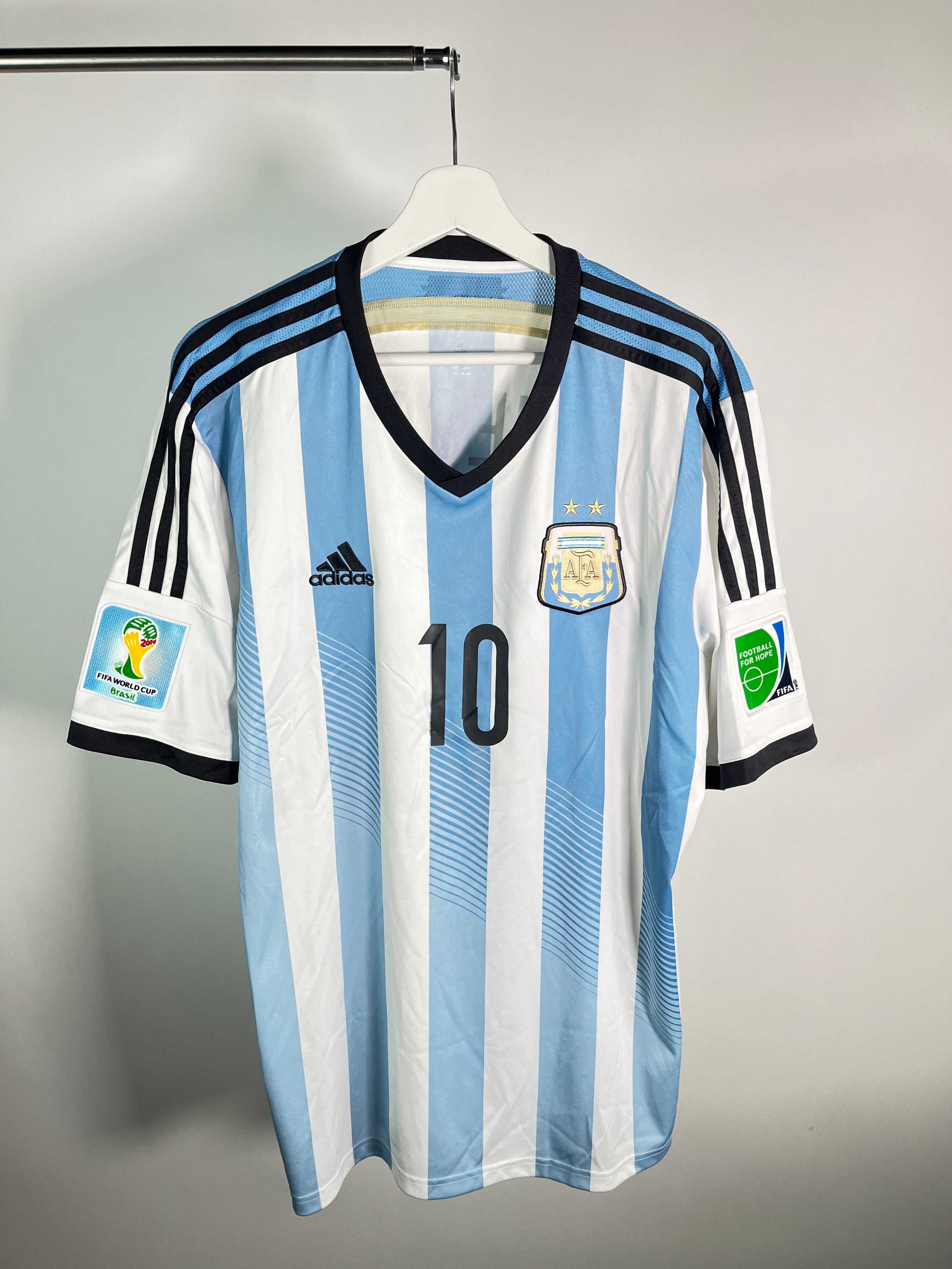 Jersey Argentina Local 2014 2015 *Mundial Brasil* Lionel Messi (XL)