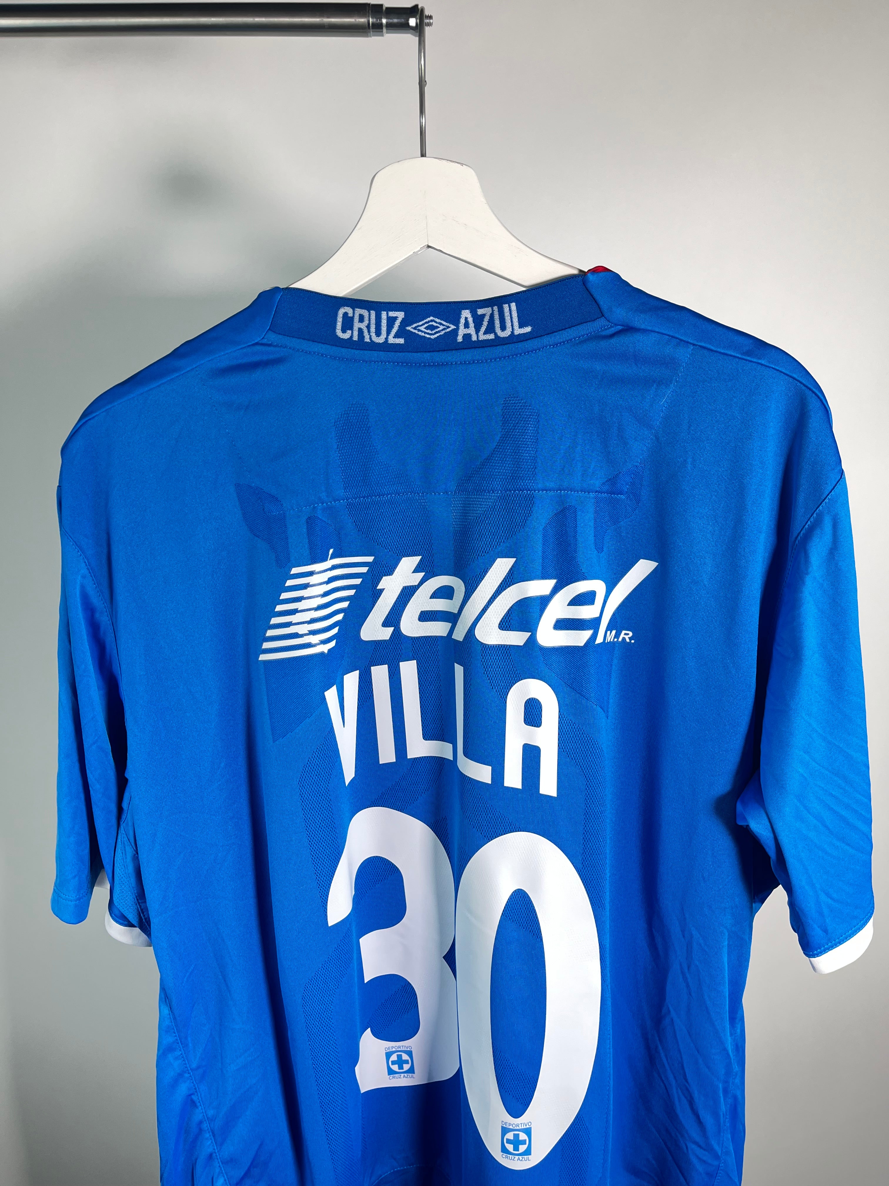Jersey Cruz Azul Local 2009 2010 Emmanuel Villa (XL)