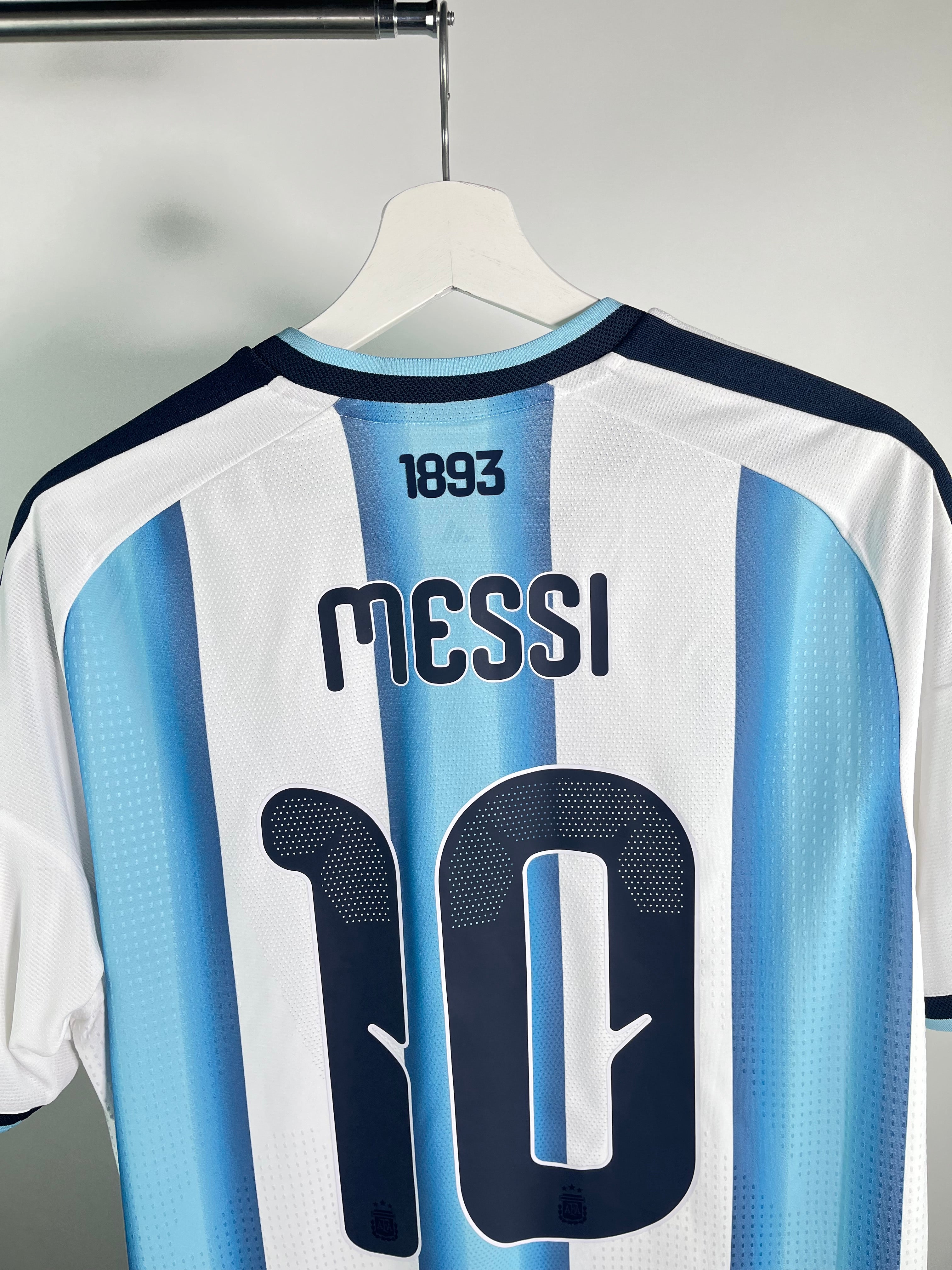 Jersey Argentina Local 2026 2027 Versión Jugador Lionel Messi (L)