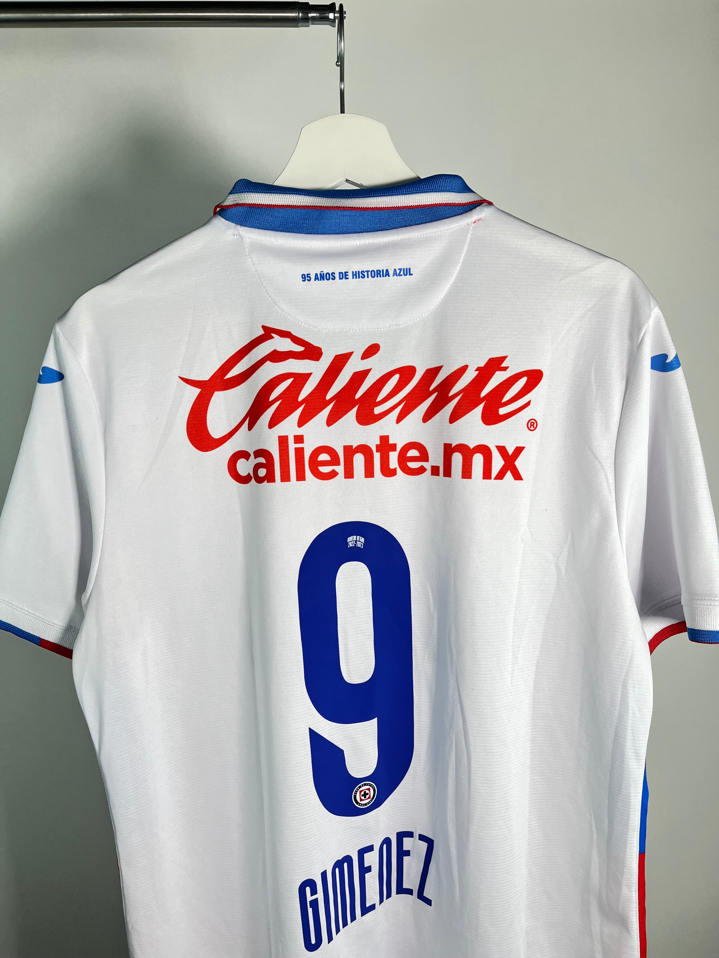 Jersey Cruz Azul Visita 2022 2023 Santiago Giménez (L)