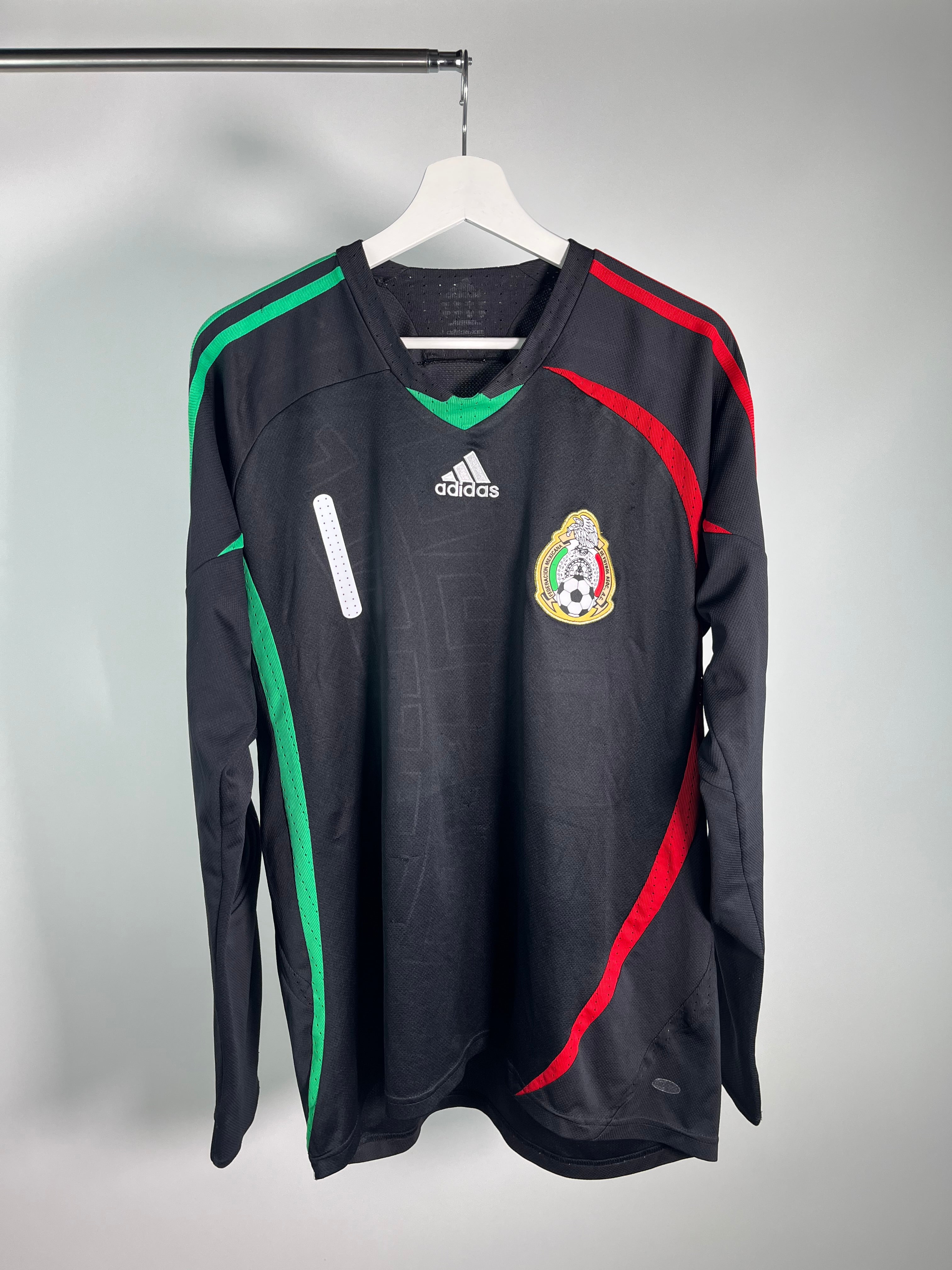 Jersey México Portero 2008 2010 Manga Larga Guillermo Ochoa (L)