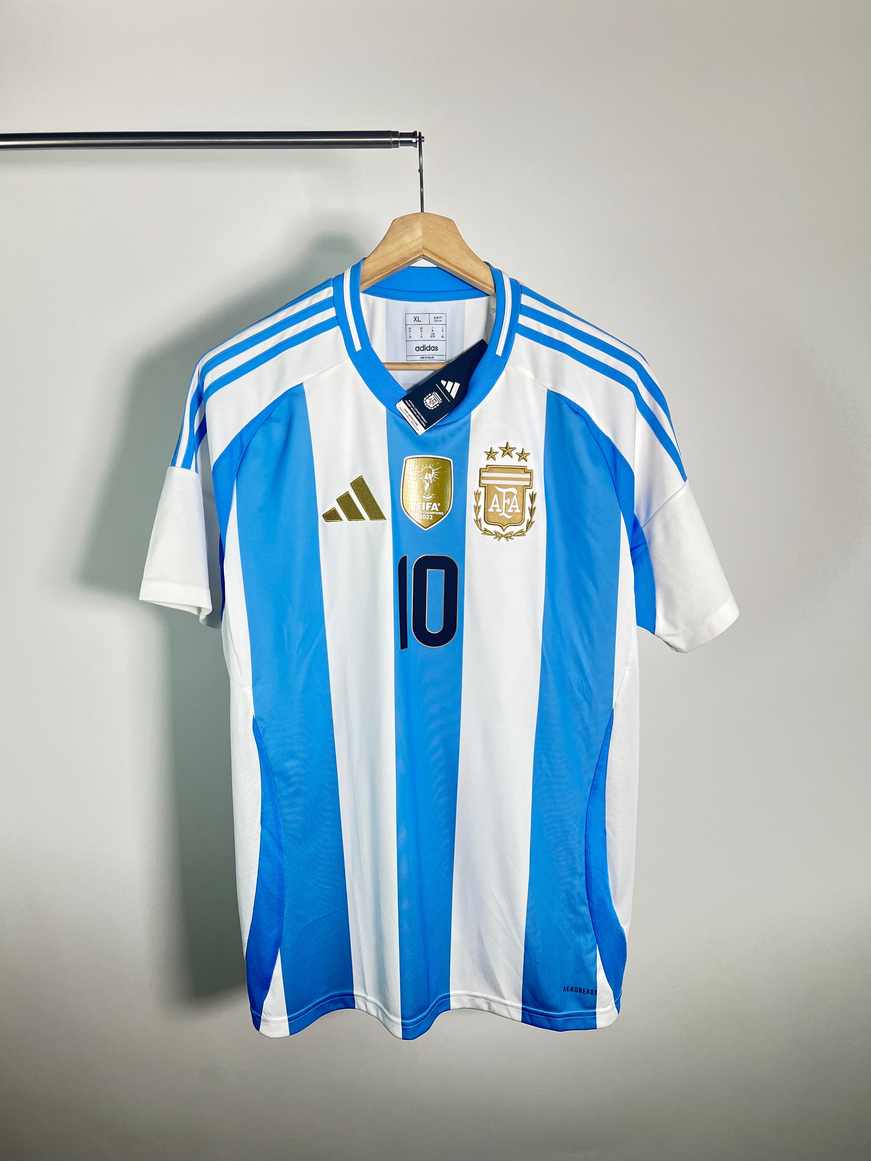 Jersey Argentina Local 2024 2025 Lionel Messi *C/Etiquetas* (XL)