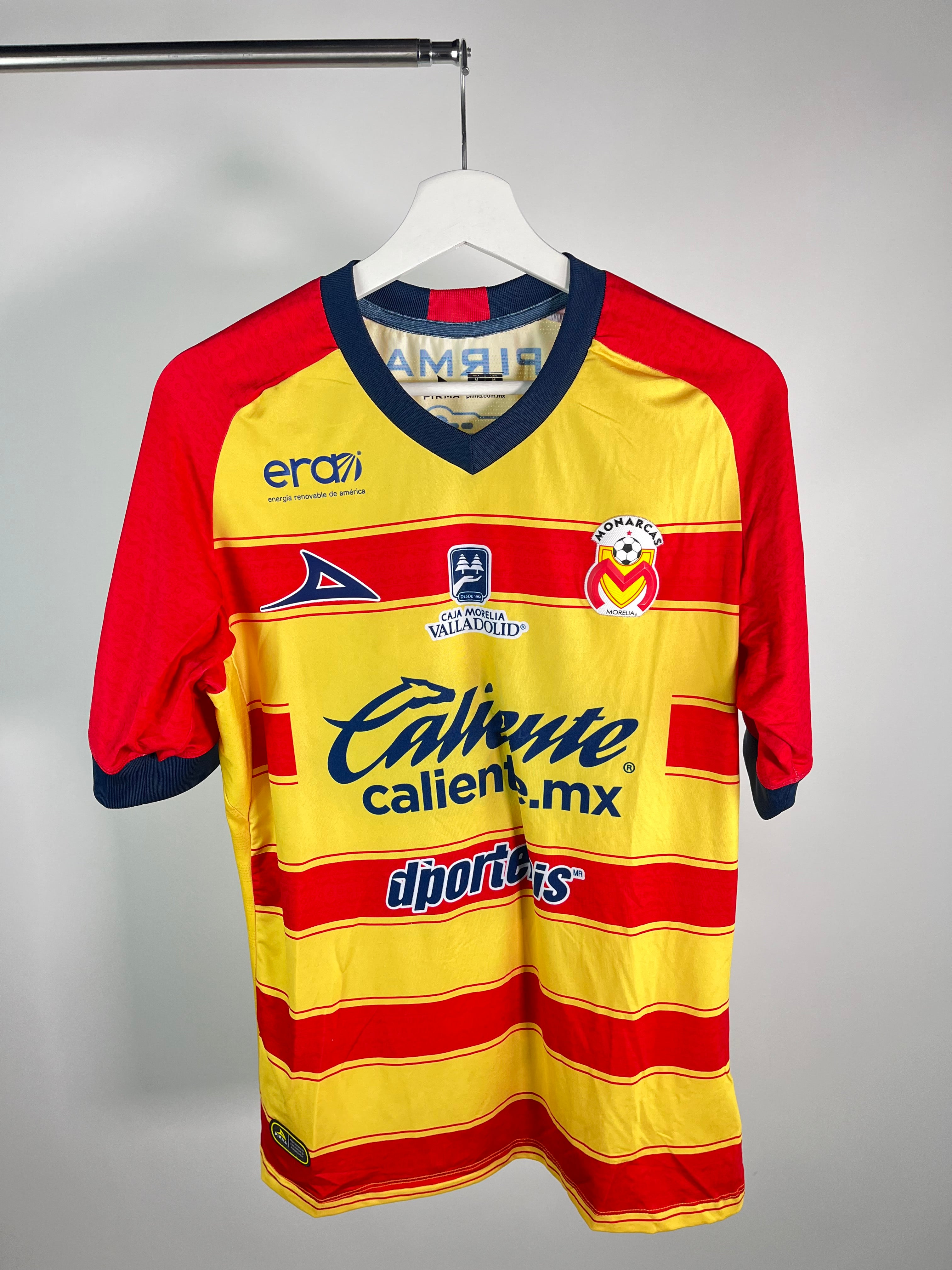 Jersey Monarcas Morelia Local 2019 2020 Match Worn Efraín "Chispa" Velarde (M)